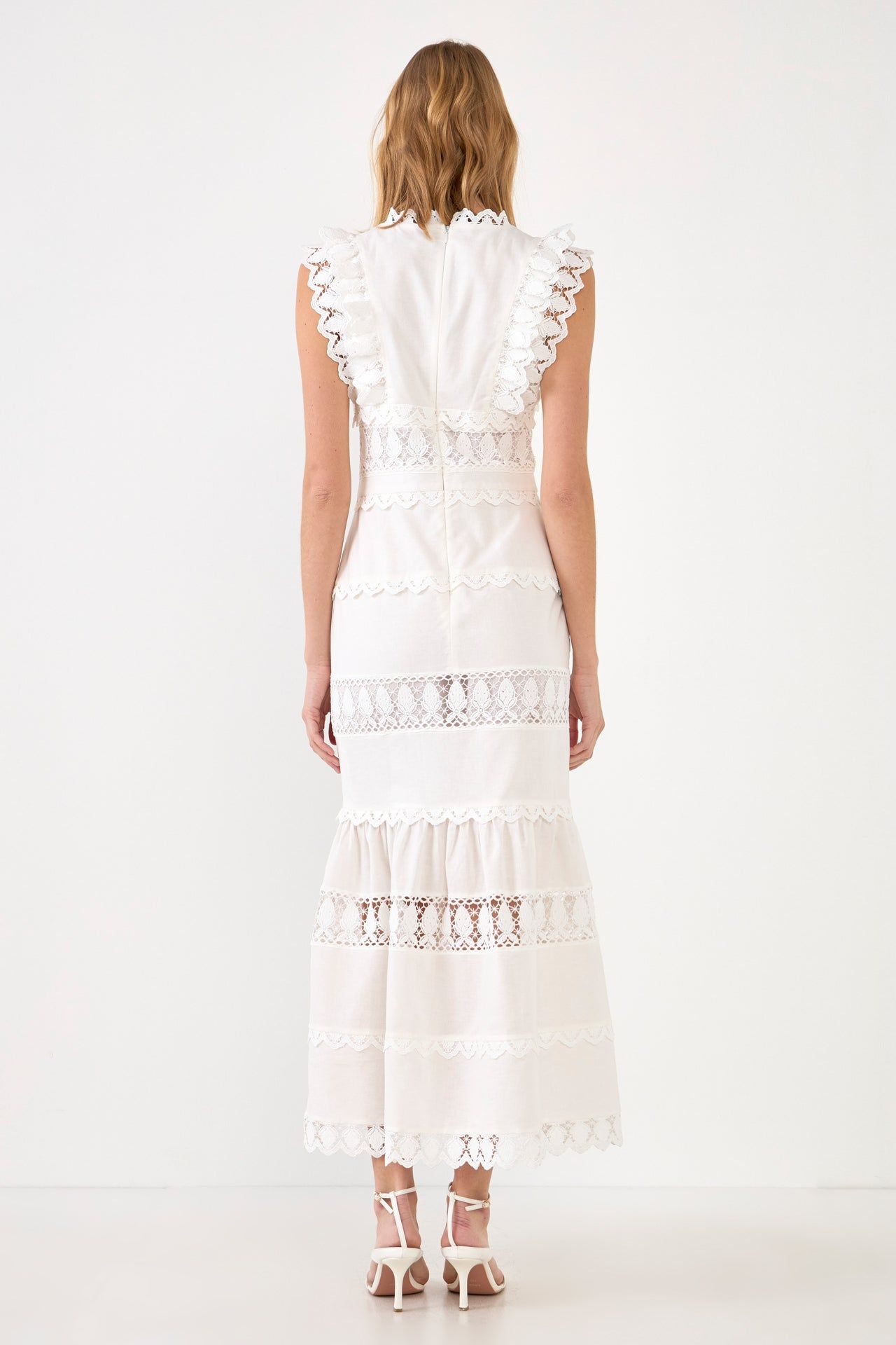 Lace Trim Maxi Dress sold by Endless Rose product image thumbnail 4