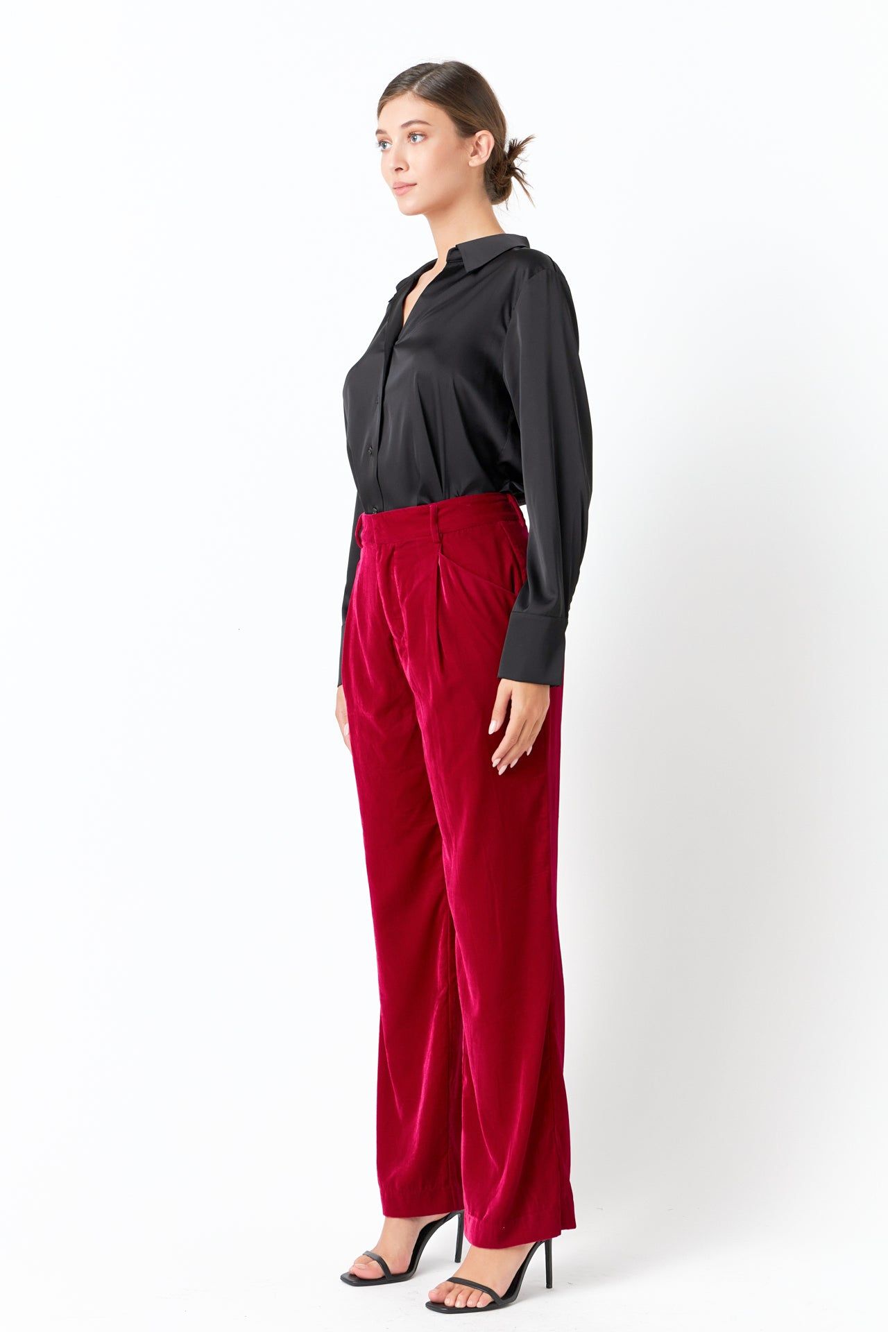 High-Waisted Velvet Pants sold by Endless Rose product image thumbnail 3