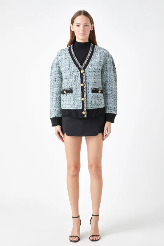 Premium Boucle Cardigan sold by Endless Rose