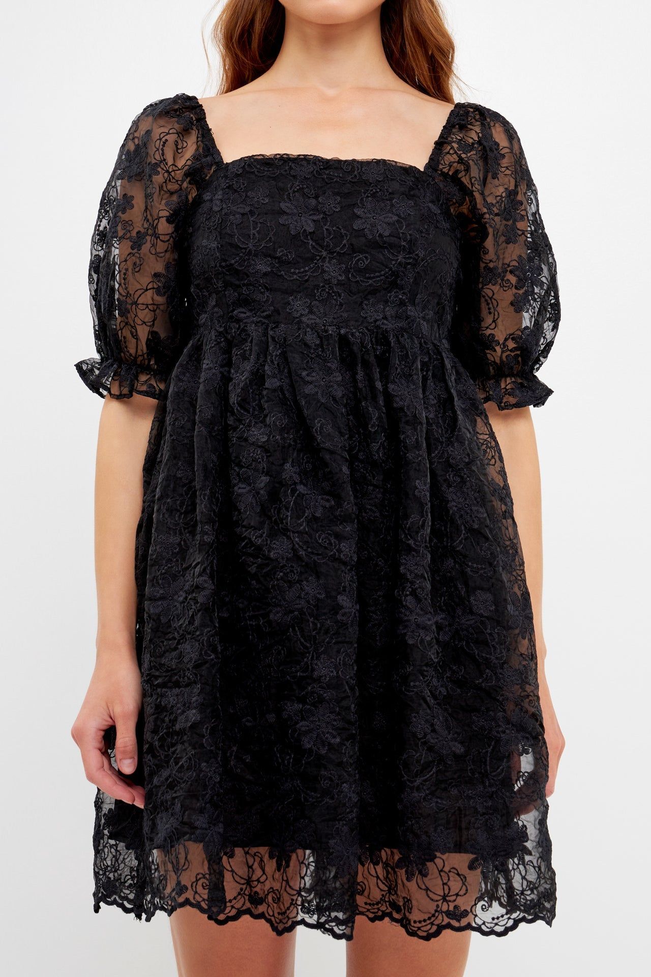 Floral Embroidery Babydoll Dress sold by Endless Rose product image thumbnail 2