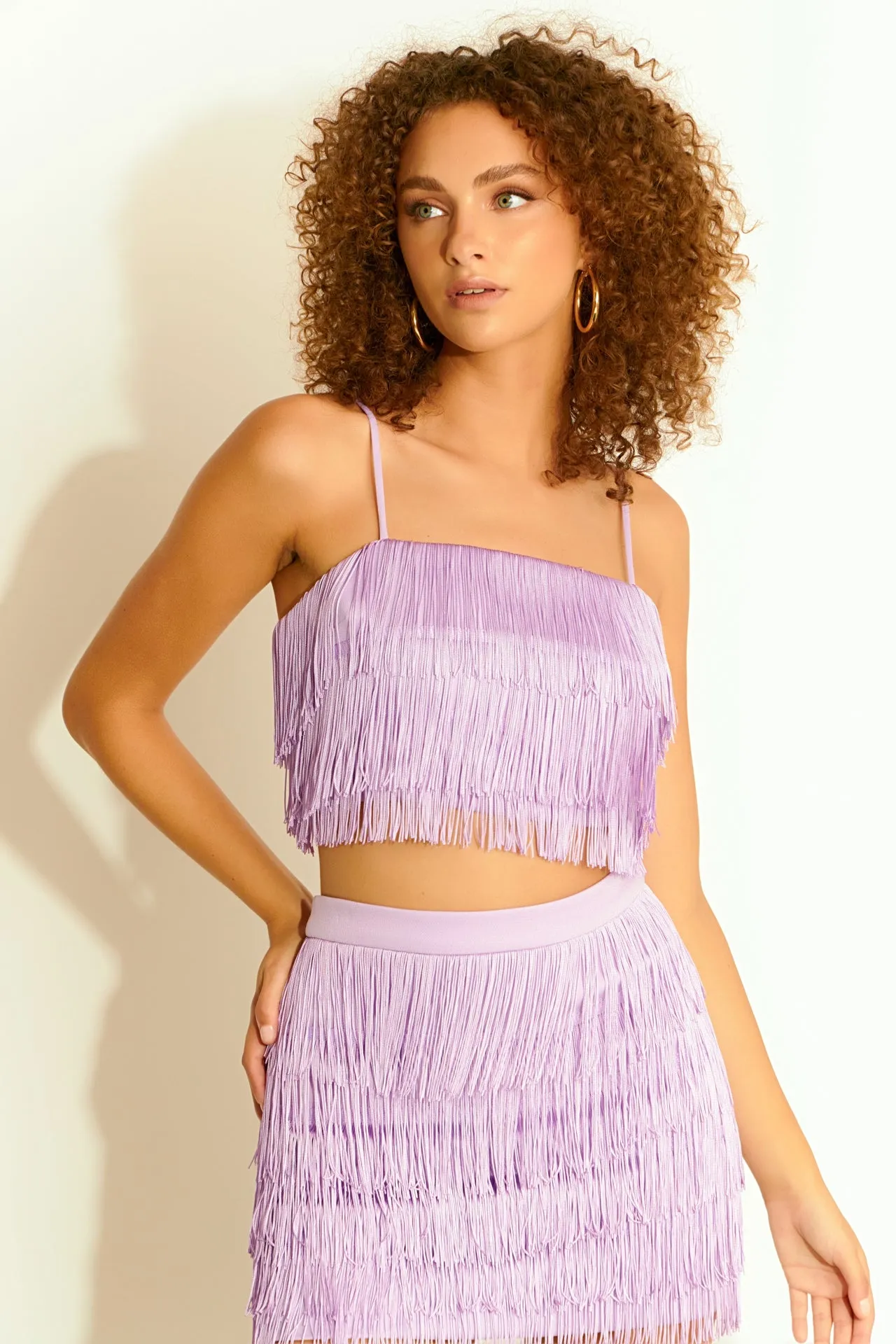 Fringe Tiered Mini Skirt sold by Endless Rose product image thumbnail 5