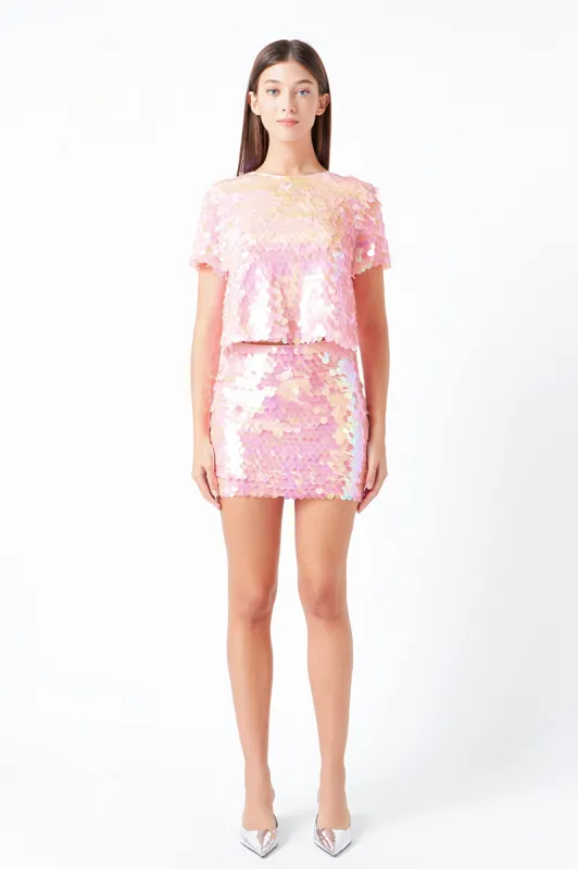 Sequin Crop Top - Final Sale sold by Endless Rose