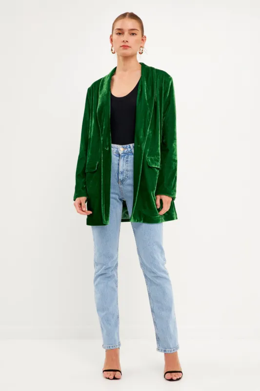 Velvet Blazer - Final sale sold by Endless Rose