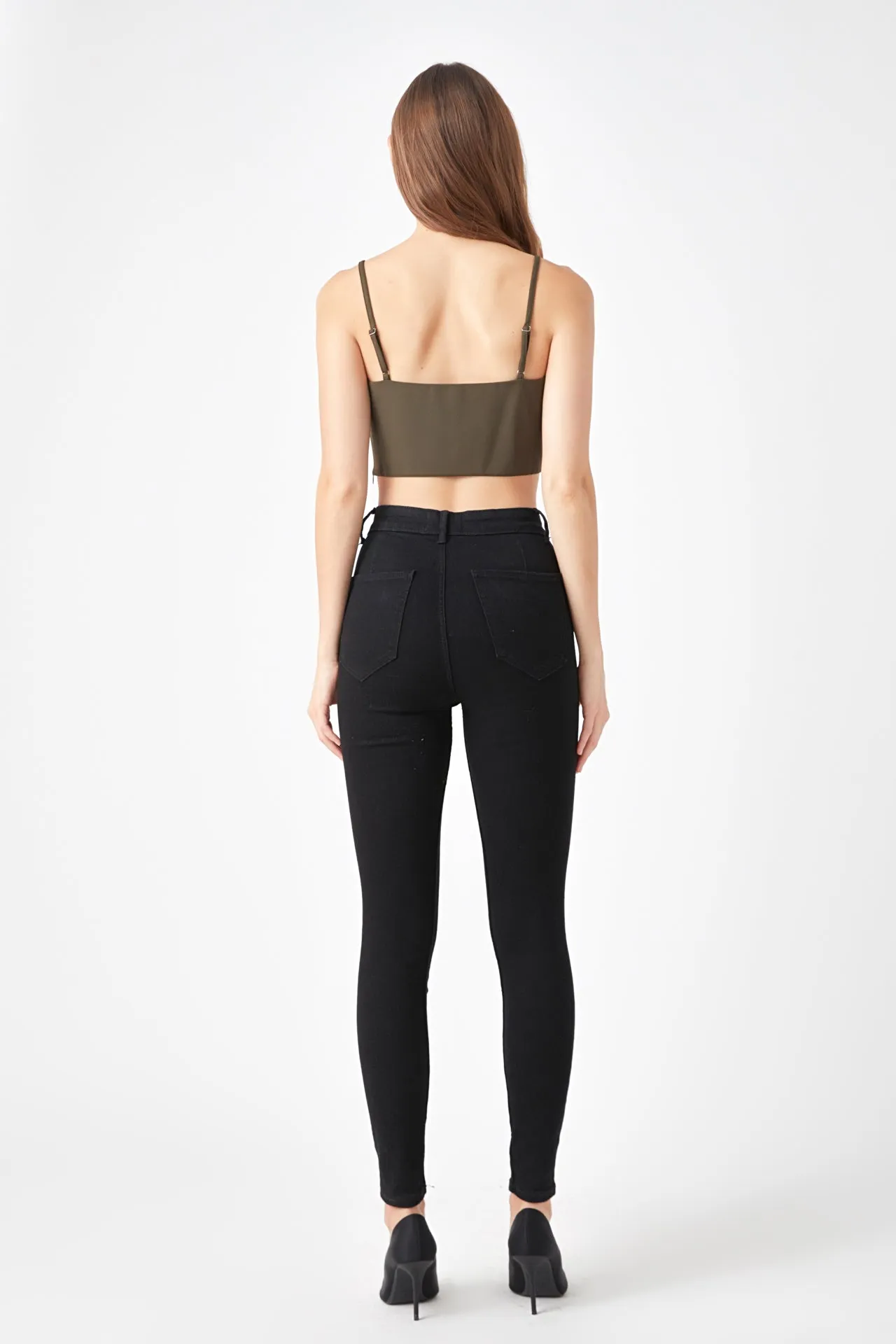 Adjustable Bustier Crop Top sold by Endless Rose product image thumbnail 4