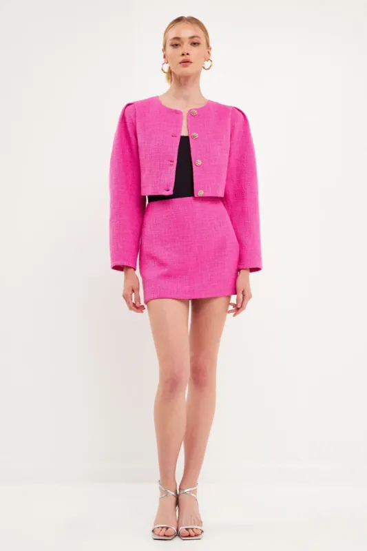 Sale of Cropped Tweed Jacket sold by Endless Rose