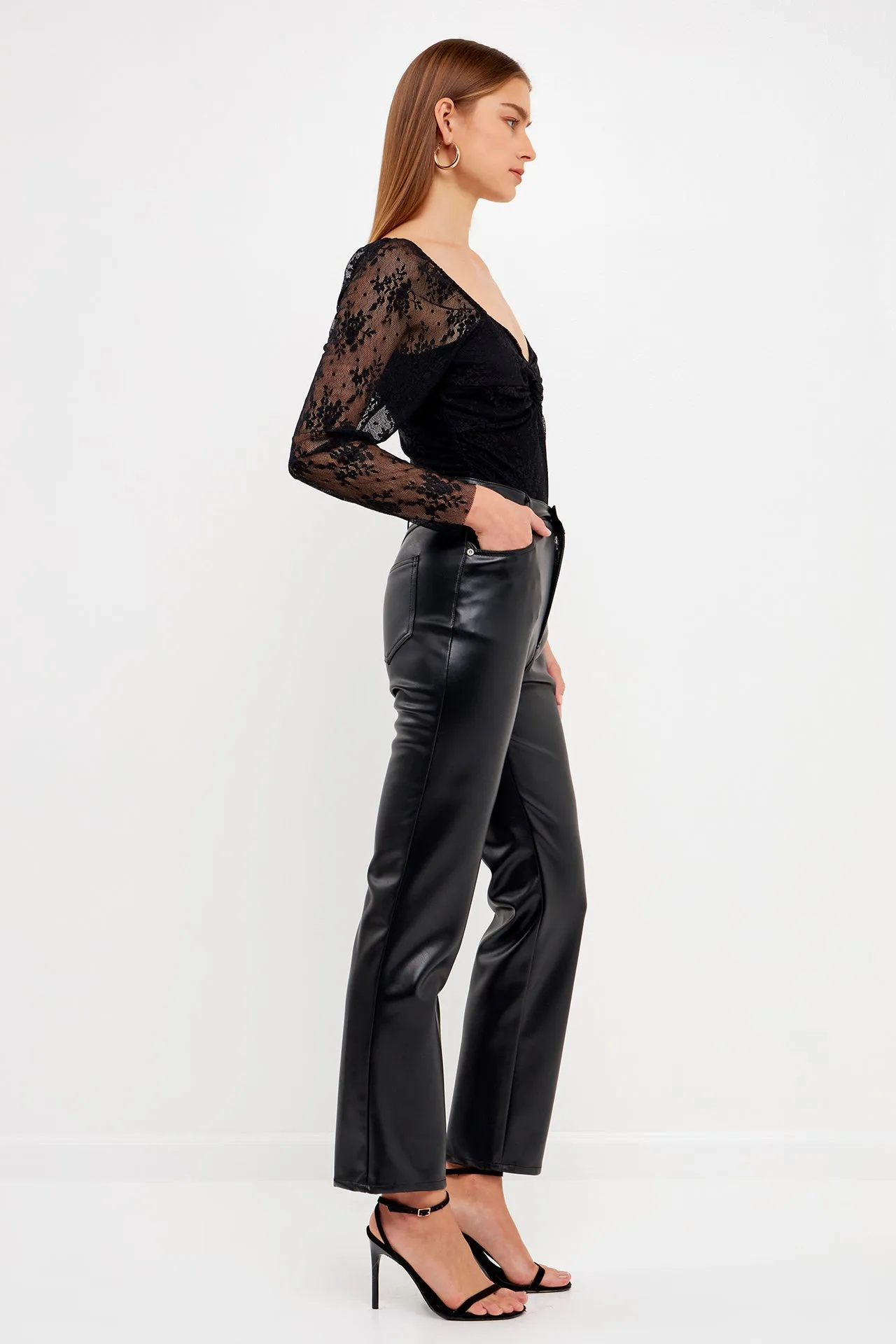 Super Cheeky Floral Lace Bodysuit sold by Endless Rose product image thumbnail 3