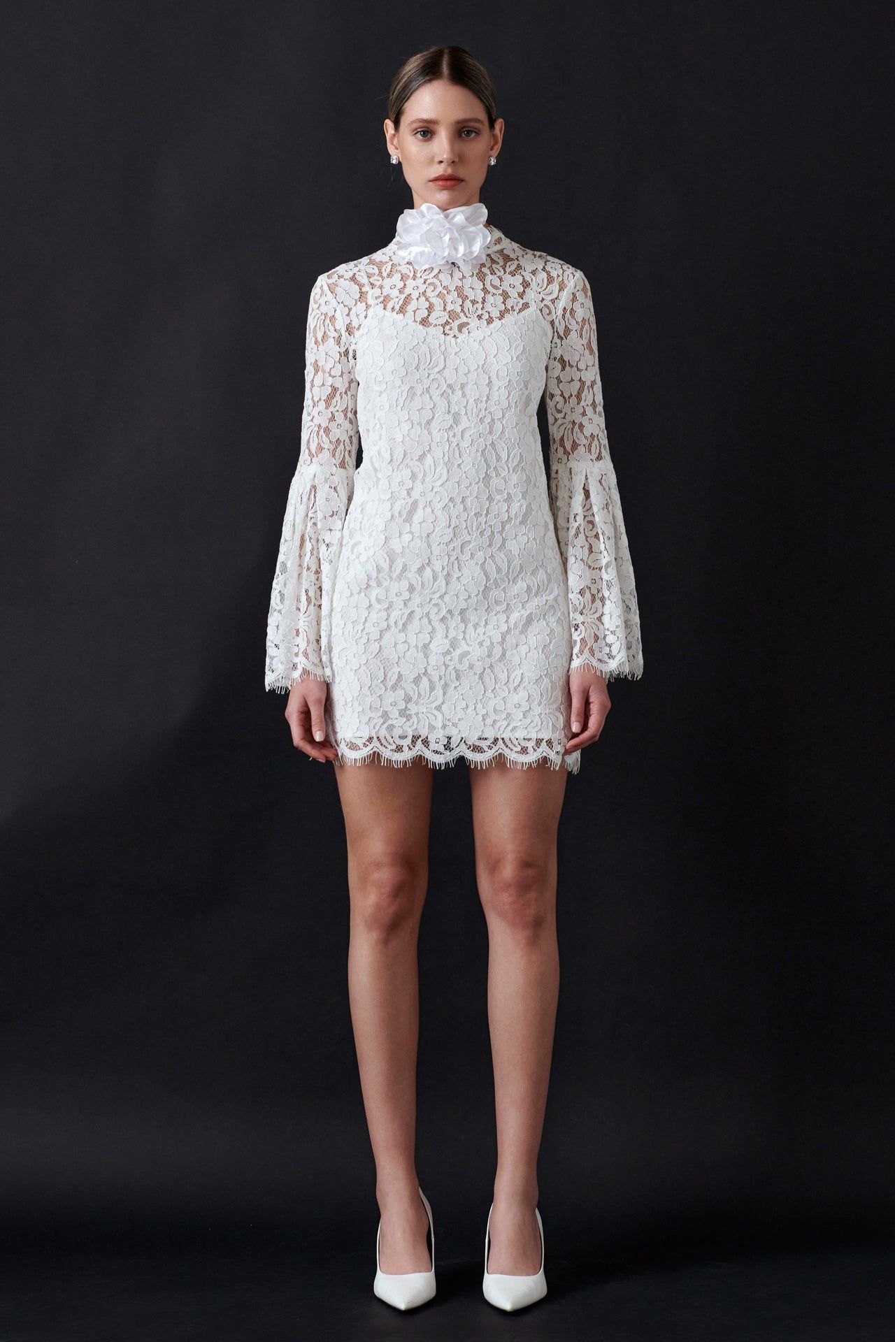 Bell Sleeve Lace Dress sold by Endless Rose