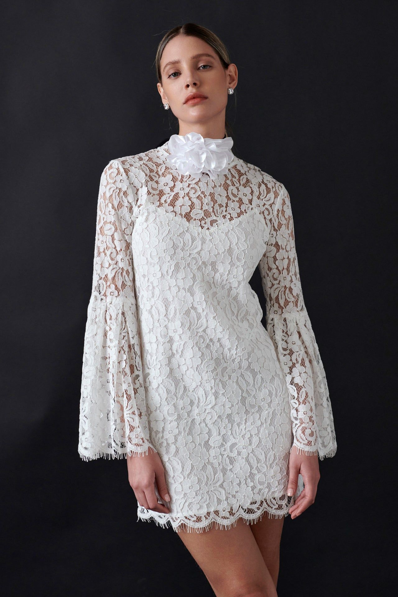 Bell Sleeve Lace Dress sold by Endless Rose product image thumbnail 4