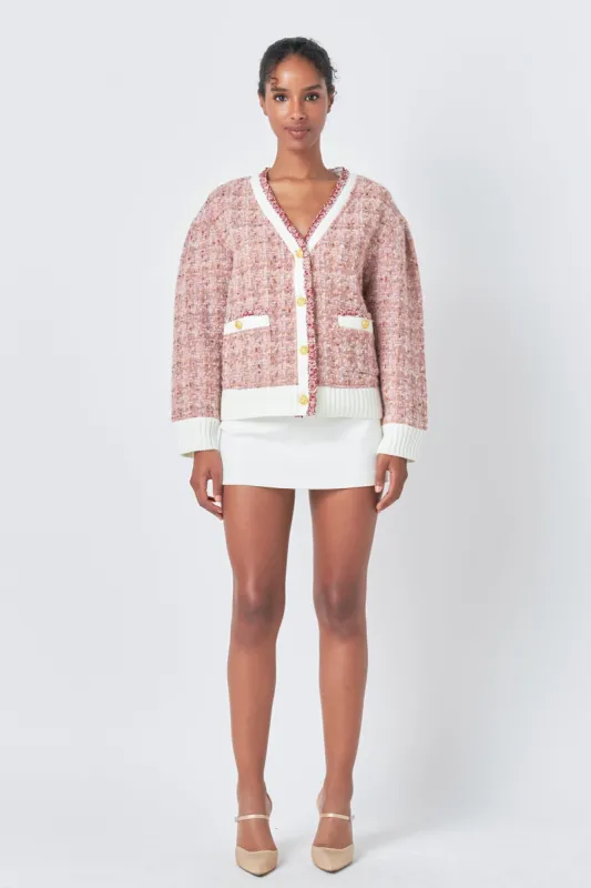 Premium Boucle Cardigan sold by Endless Rose