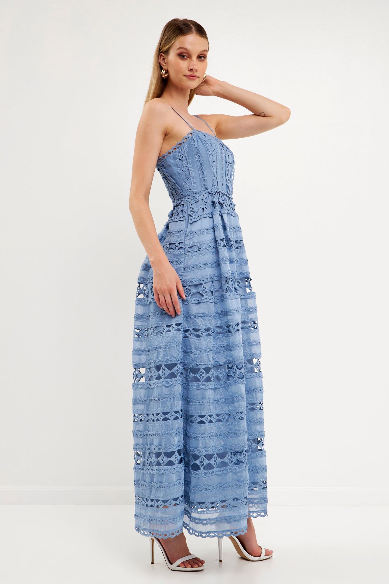 Combination Lace Maxi Dress sold by Endless Rose product image thumbnail 4