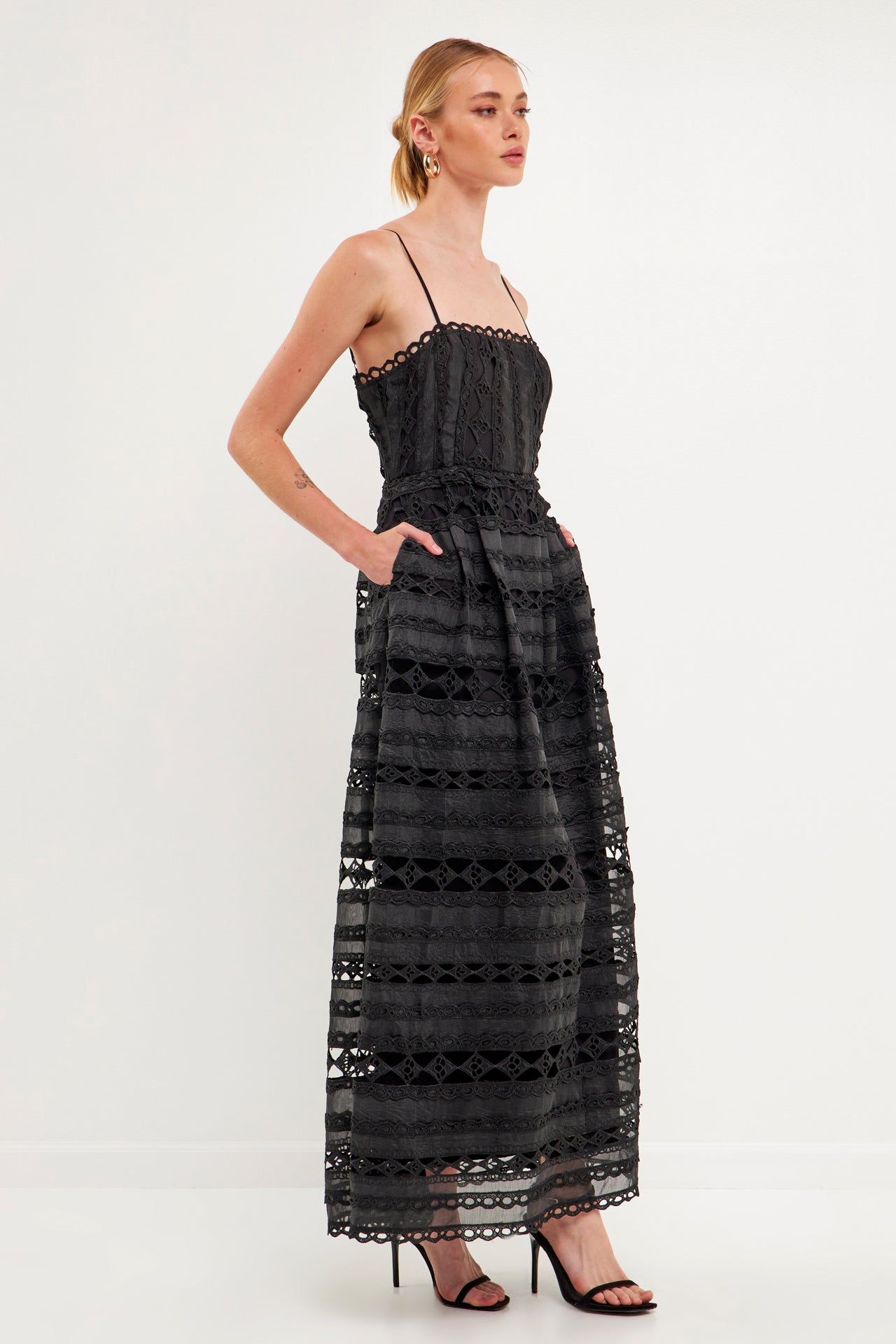 Combination Lace Maxi Dress sold by Endless Rose product image thumbnail 9