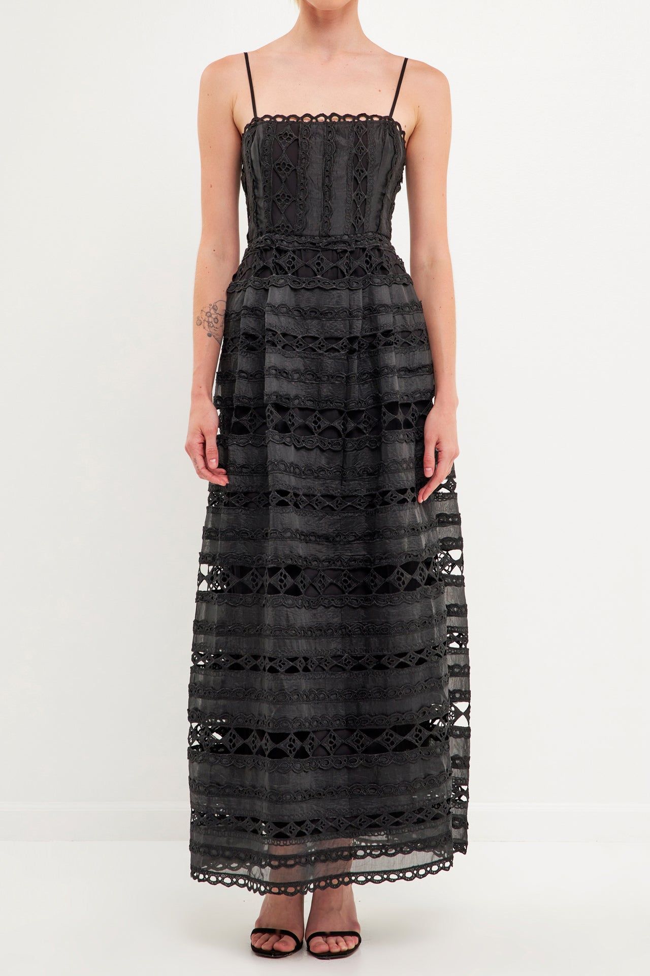 Combination Lace Maxi Dress sold by Endless Rose product image thumbnail 7