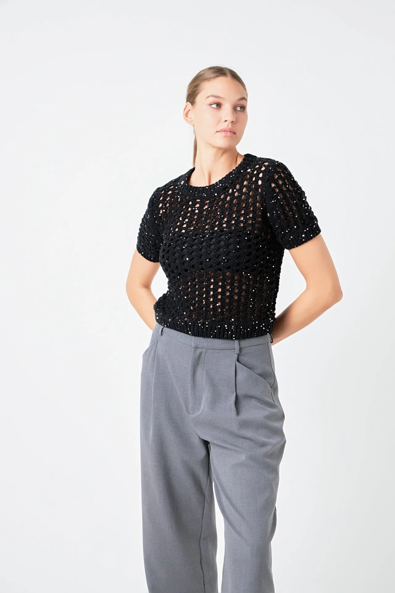 Sequins Knit Top - Final Sale sold by Endless Rose product image thumbnail 5