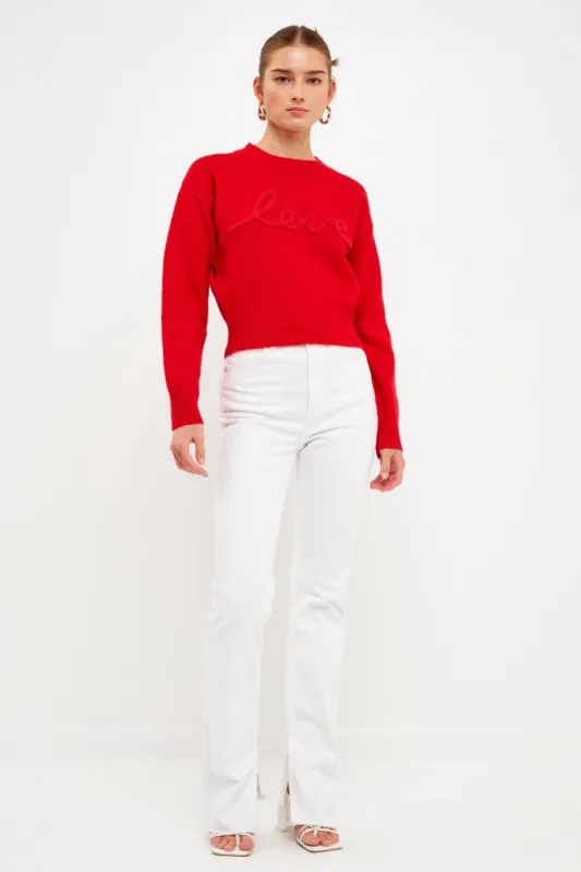 Sale of Crewneck Love Sweater sold by Endless Rose