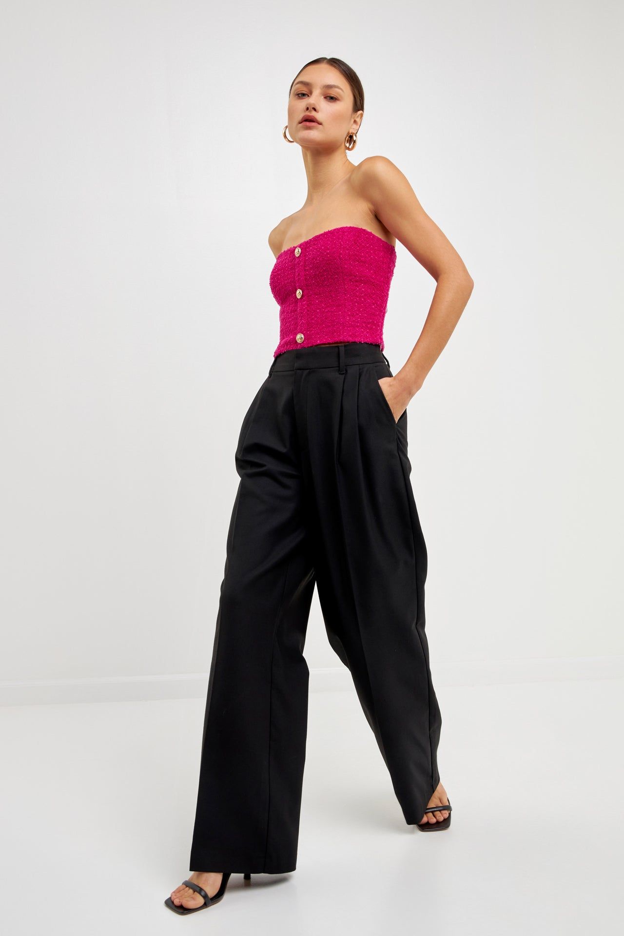 Boucle Crop Top sold by Endless Rose product image thumbnail 5