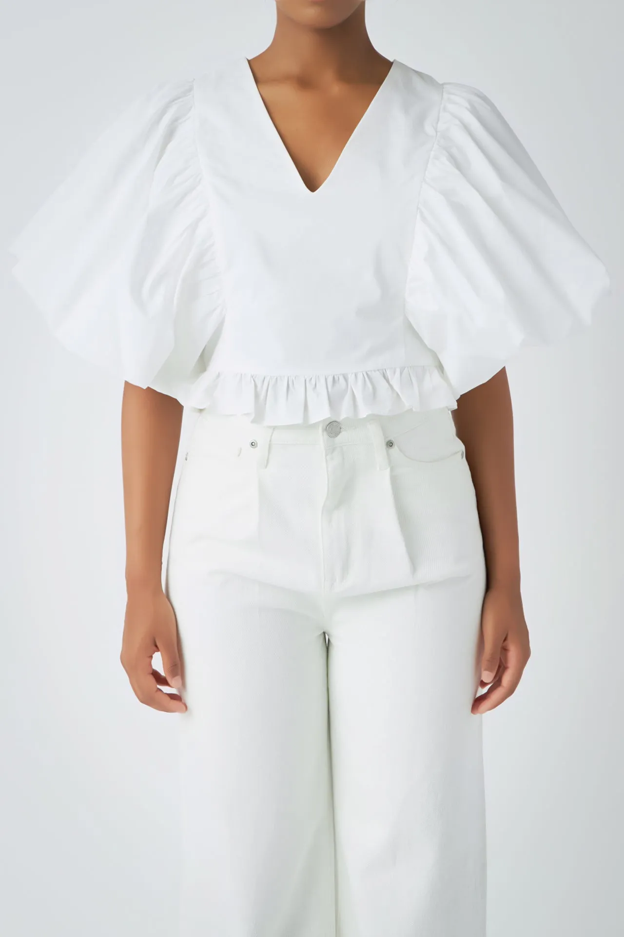 Puff Sleeve Detail Top sold by Endless Rose product image thumbnail 4