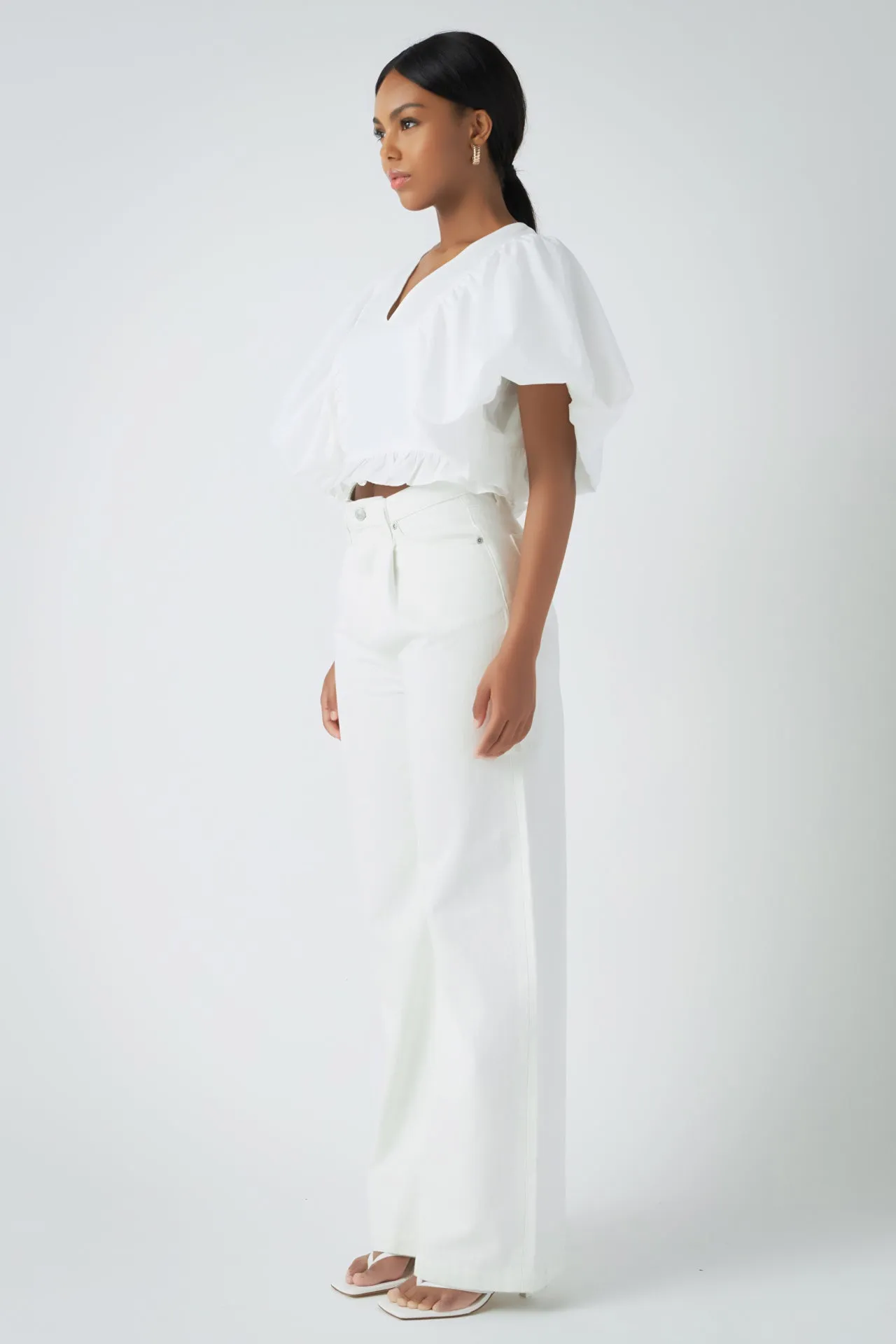 Puff Sleeve Detail Top sold by Endless Rose product image thumbnail 2