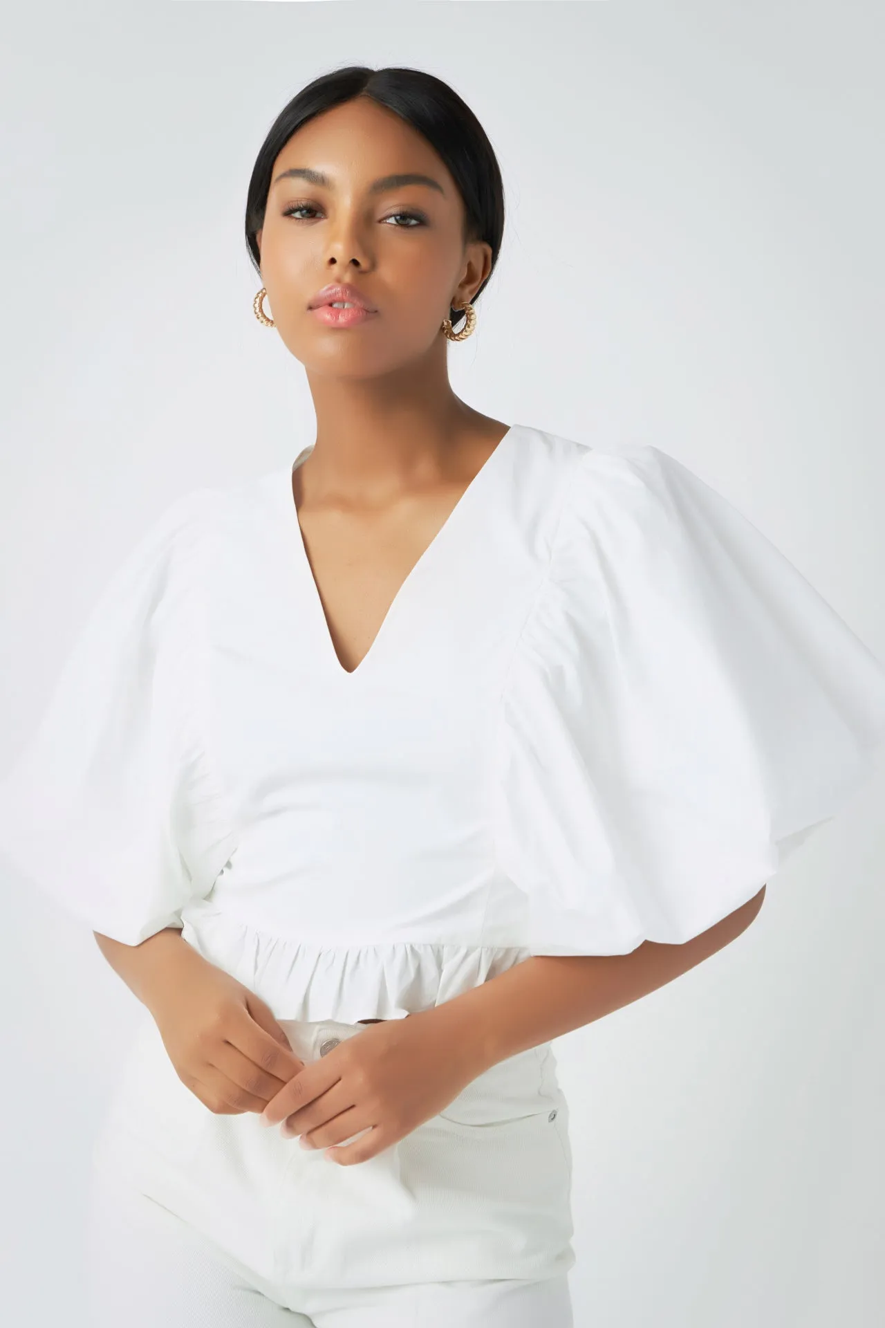 Puff Sleeve Detail Top sold by Endless Rose product image thumbnail 5