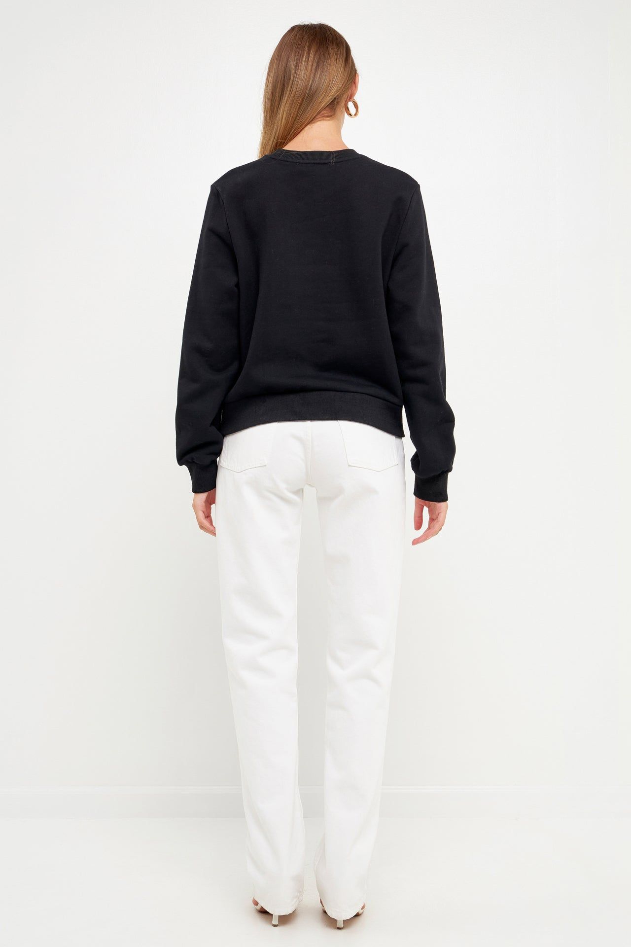 SALE OF Pearl Excuse My French Sweatshirt sold by Endless Rose product image thumbnail 4