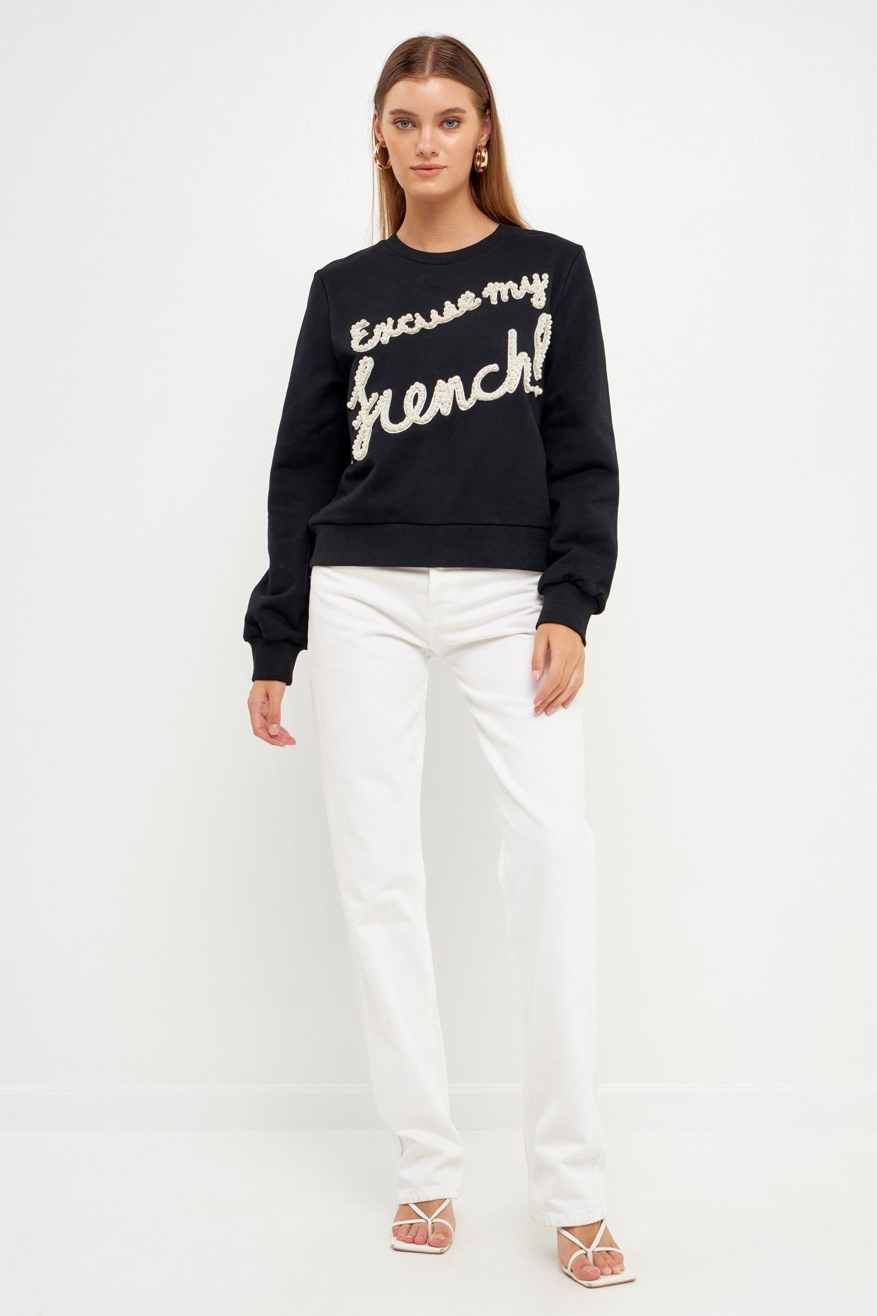 SALE OF Pearl Excuse My French Sweatshirt sold by Endless Rose