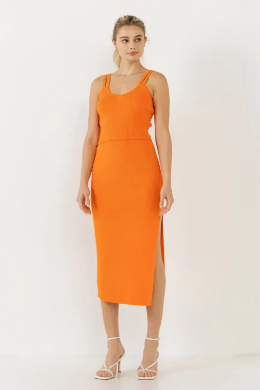 Double Shoulder Strap Cropped Knit Cami Top sold by Endless Rose