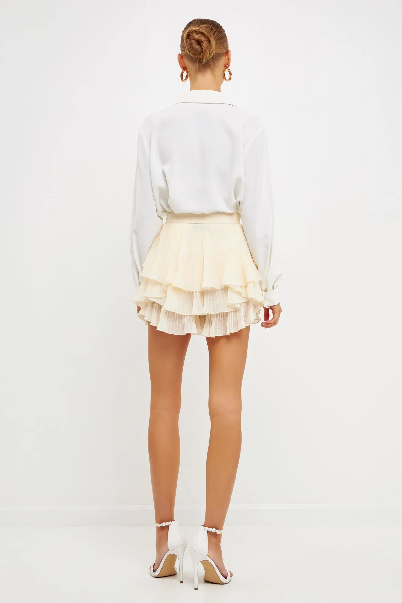 Chiffon Pleated Skort sold by Endless Rose product image thumbnail 4