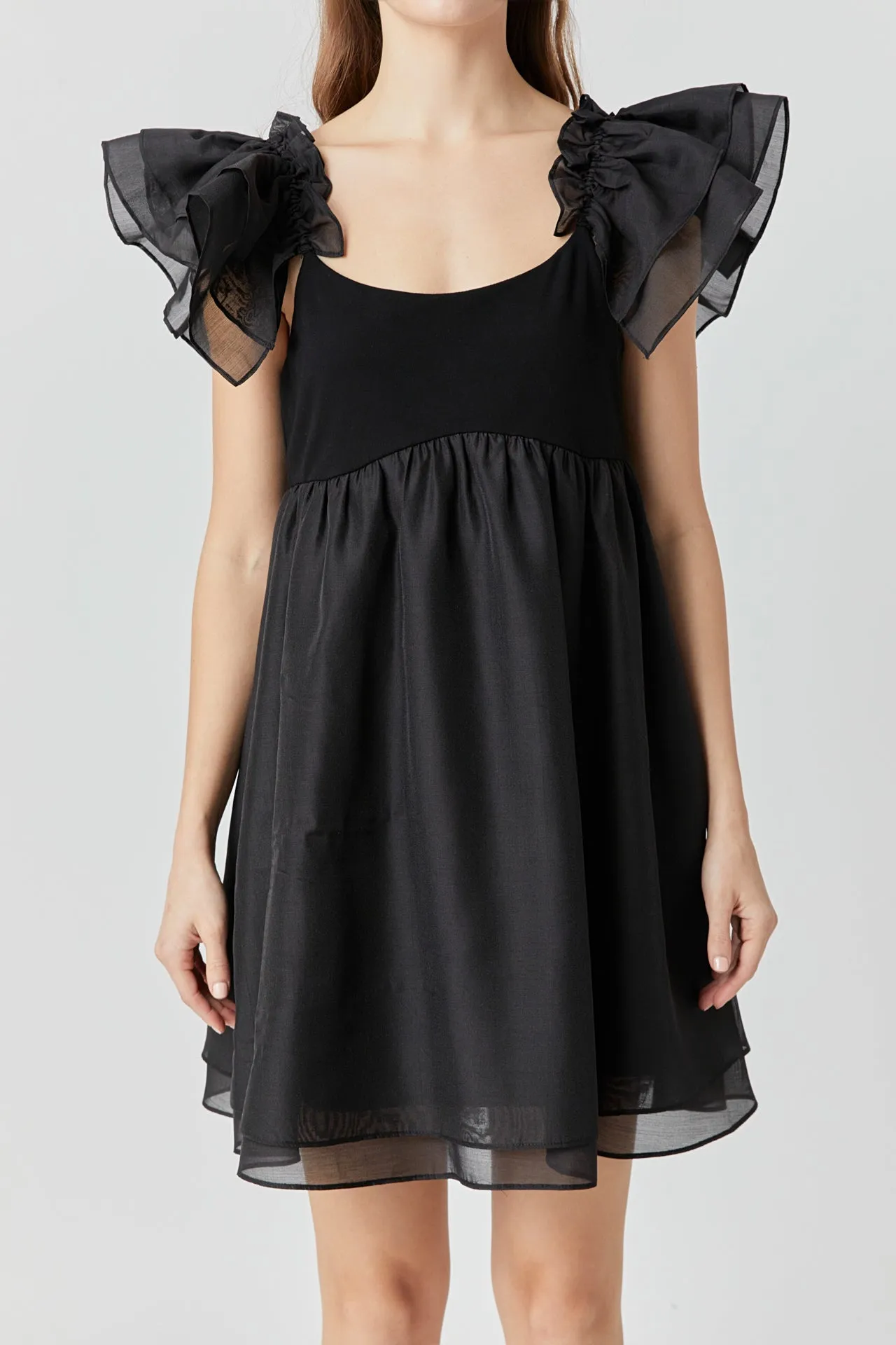 Organza Sleeve Mini Dress sold by Endless Rose product image thumbnail 2