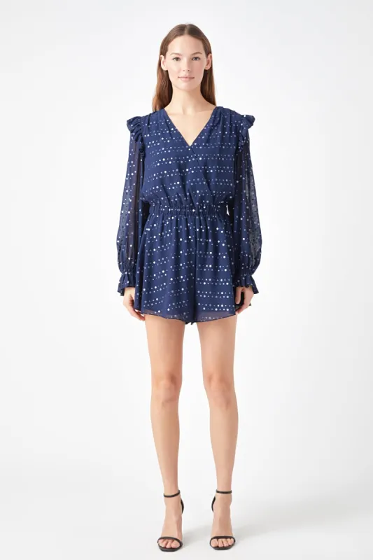 Metallic Dots Romper sold by Endless Rose