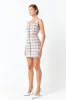 Plaid Tweed Mini Dress sold by Endless Rose