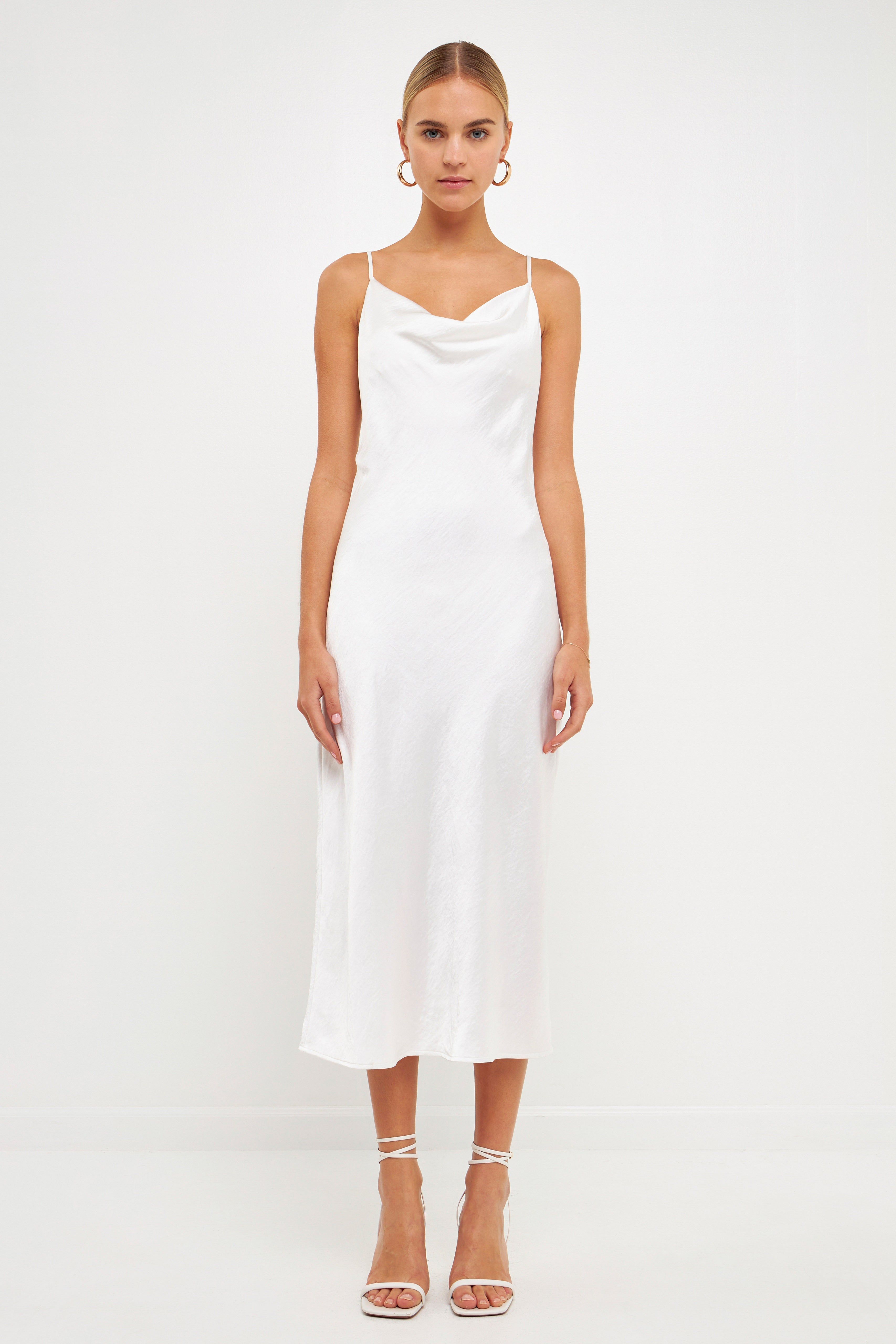 Satin Midi Dress sold by Endless Rose