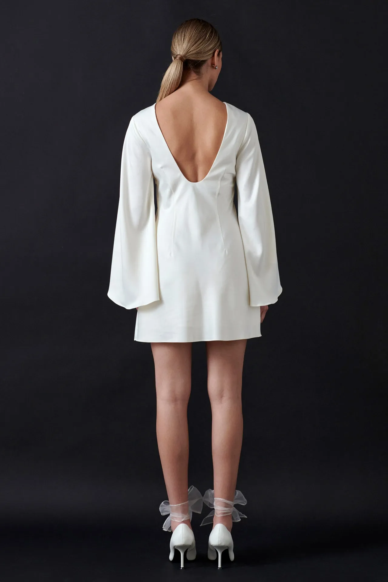 Bell-Sleeve Mini Dress sold by Endless Rose product image thumbnail 4