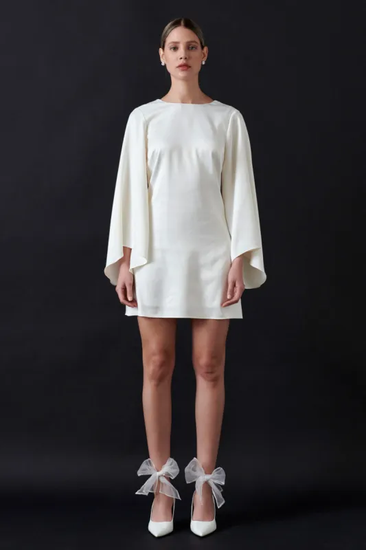 Bell-Sleeve Mini Dress sold by Endless Rose