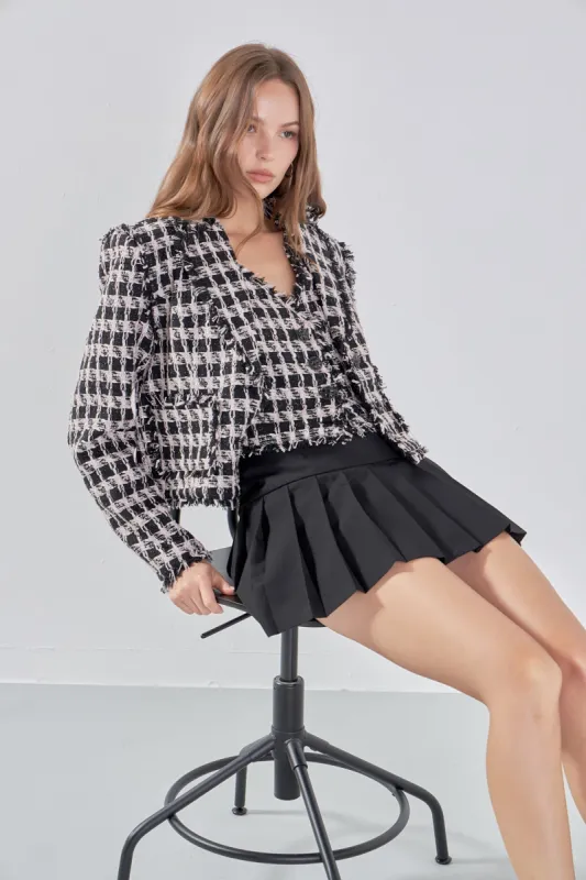 Fringed Tweed Blazer sold by Endless Rose