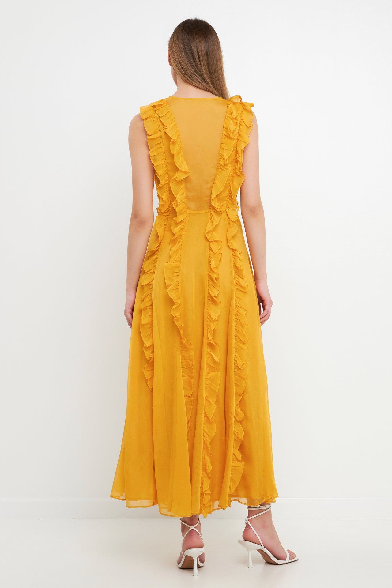 Ruffle Detail Maxi Dress sold by Endless Rose product image thumbnail 4