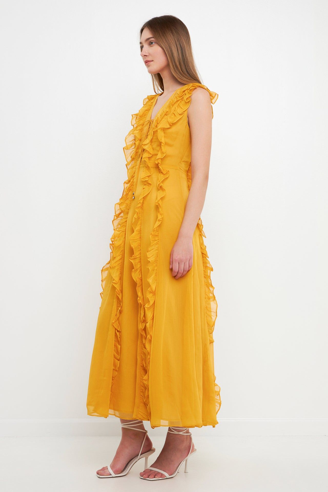 Ruffle Detail Maxi Dress sold by Endless Rose product image thumbnail 3