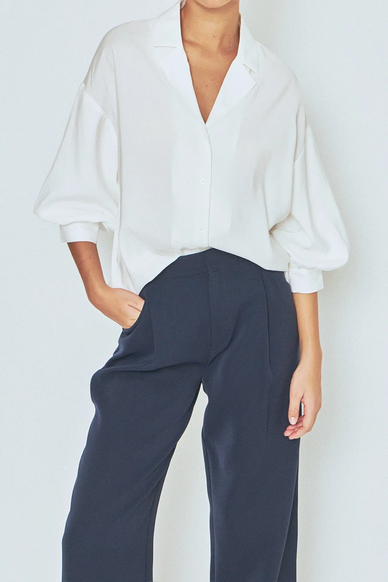 Button-Up Collared Shirt sold by Endless Rose product image thumbnail 2