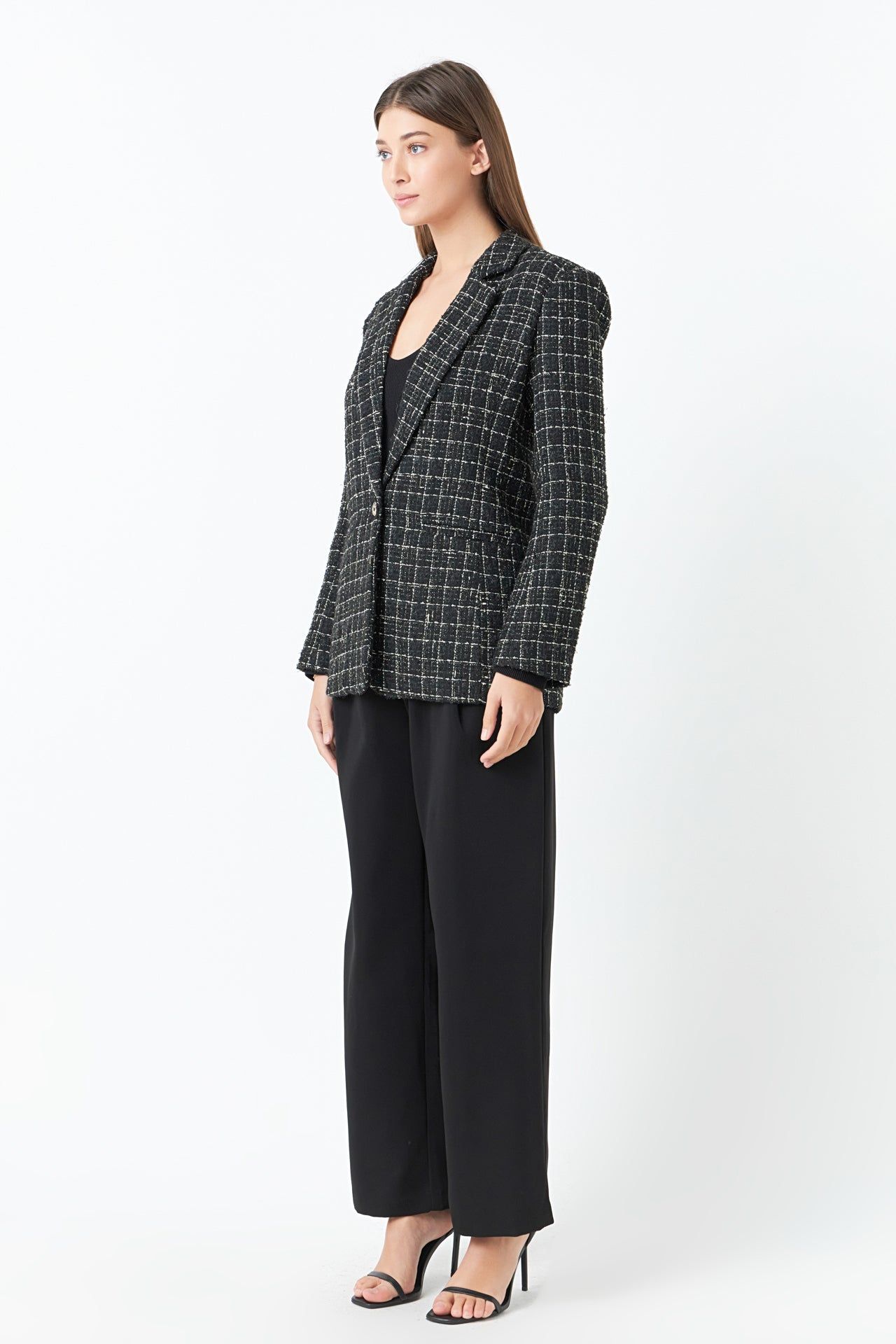 Tweed Single Breasted Blazer sold by Endless Rose product image thumbnail 3