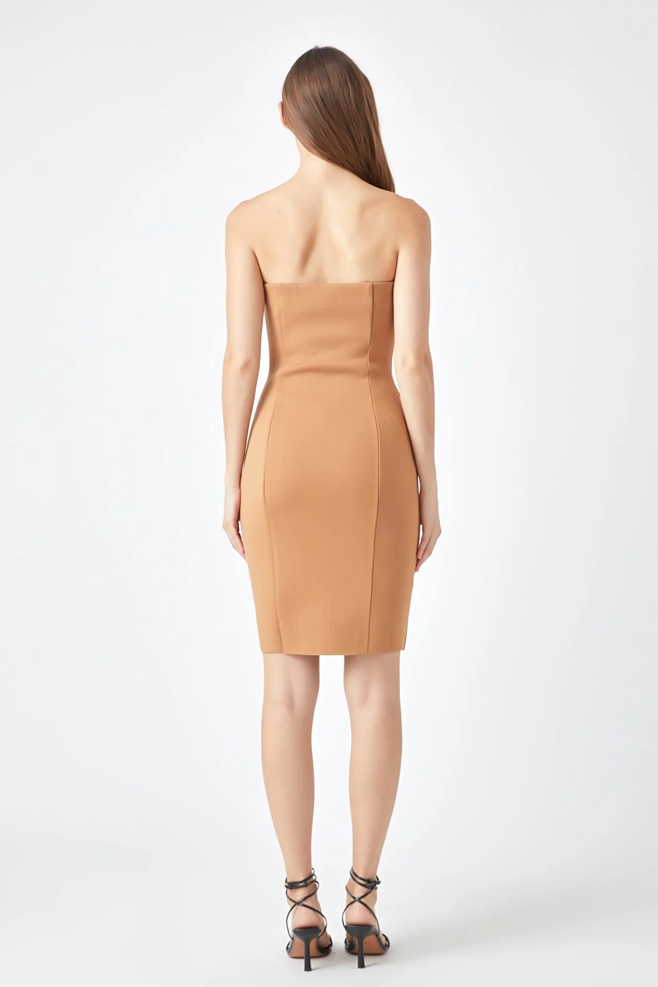 Scuba Strapless Mini Dress sold by Endless Rose product image thumbnail 4