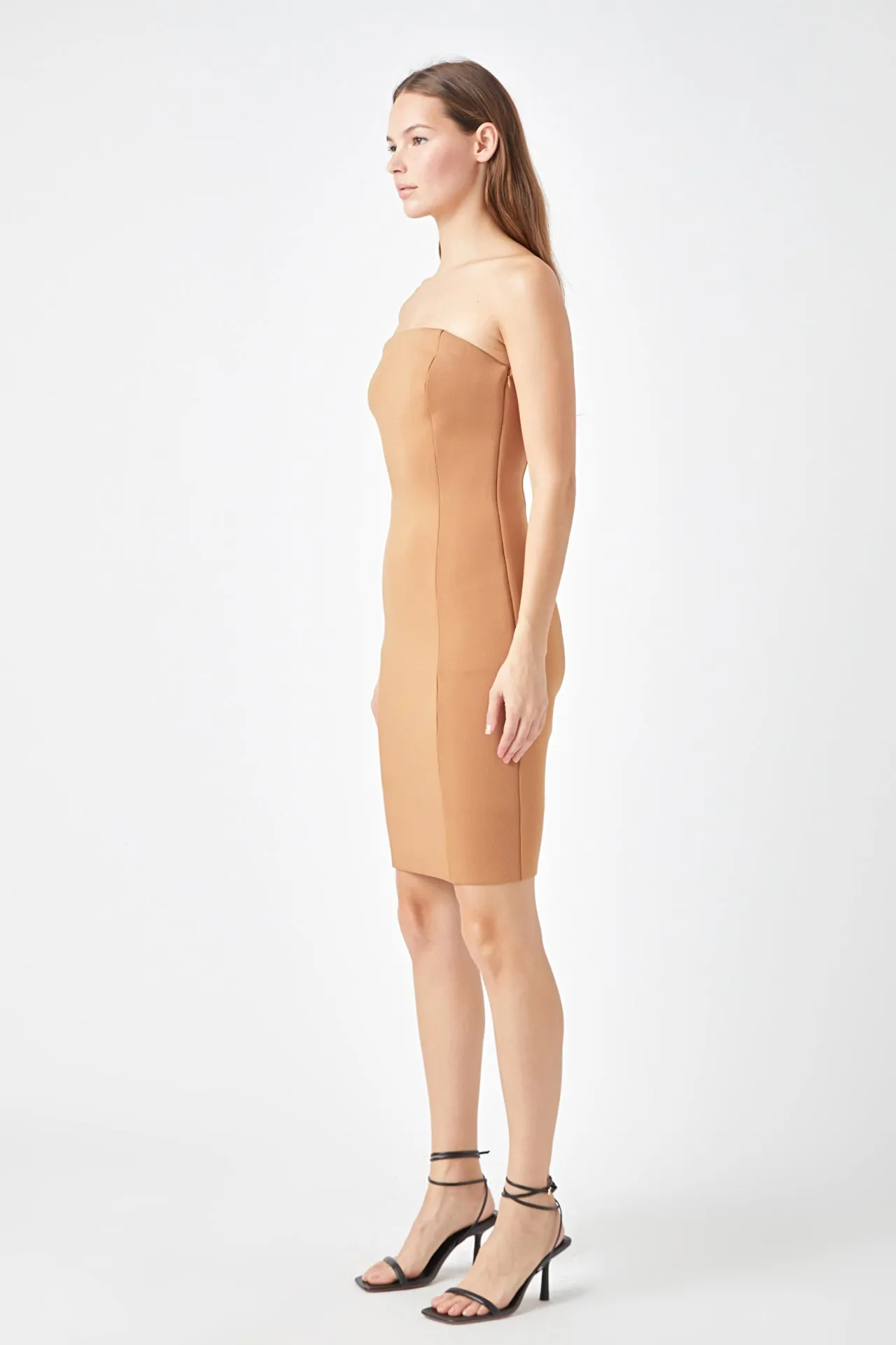 Scuba Strapless Mini Dress sold by Endless Rose product image thumbnail 3