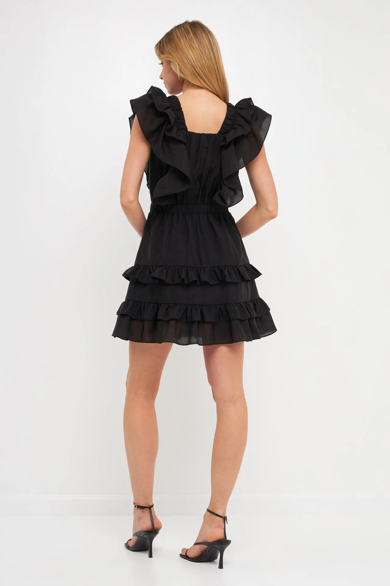 Ruffle Detail Mini Dress sold by Endless Rose product image thumbnail 4