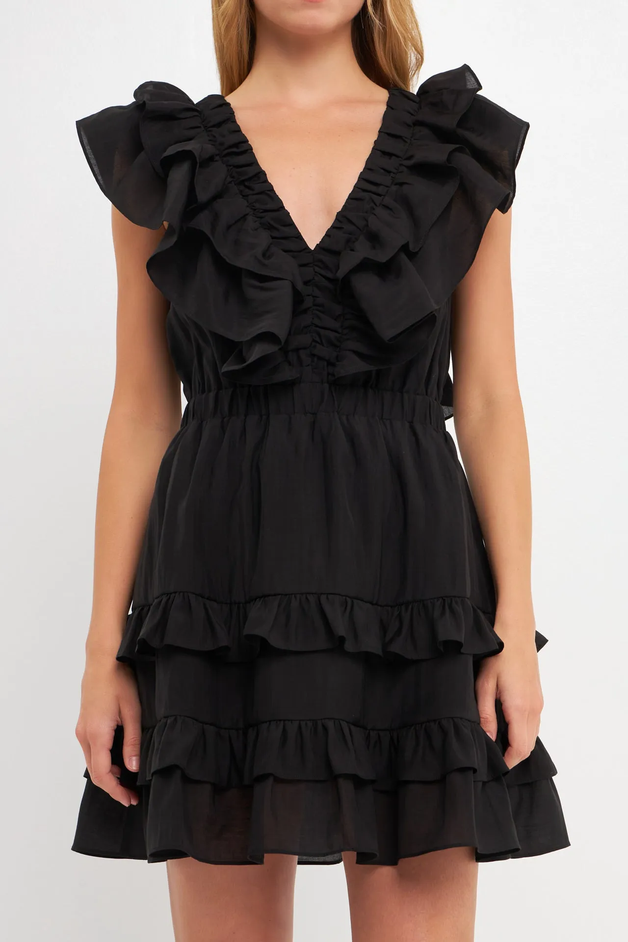 Ruffle Detail Mini Dress sold by Endless Rose product image thumbnail 2