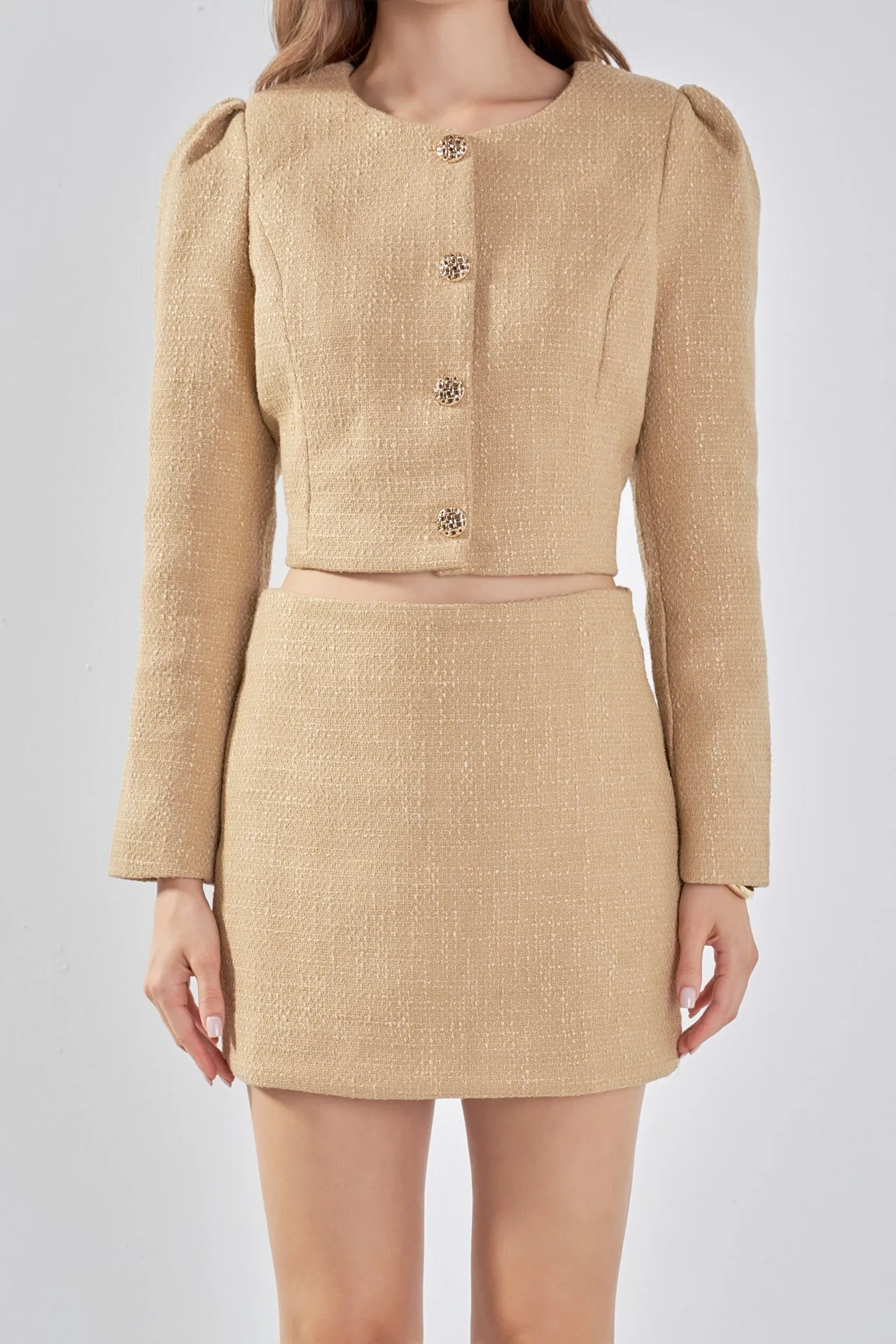 Cropped Tweed Jacket sold by Endless Rose product image thumbnail 2