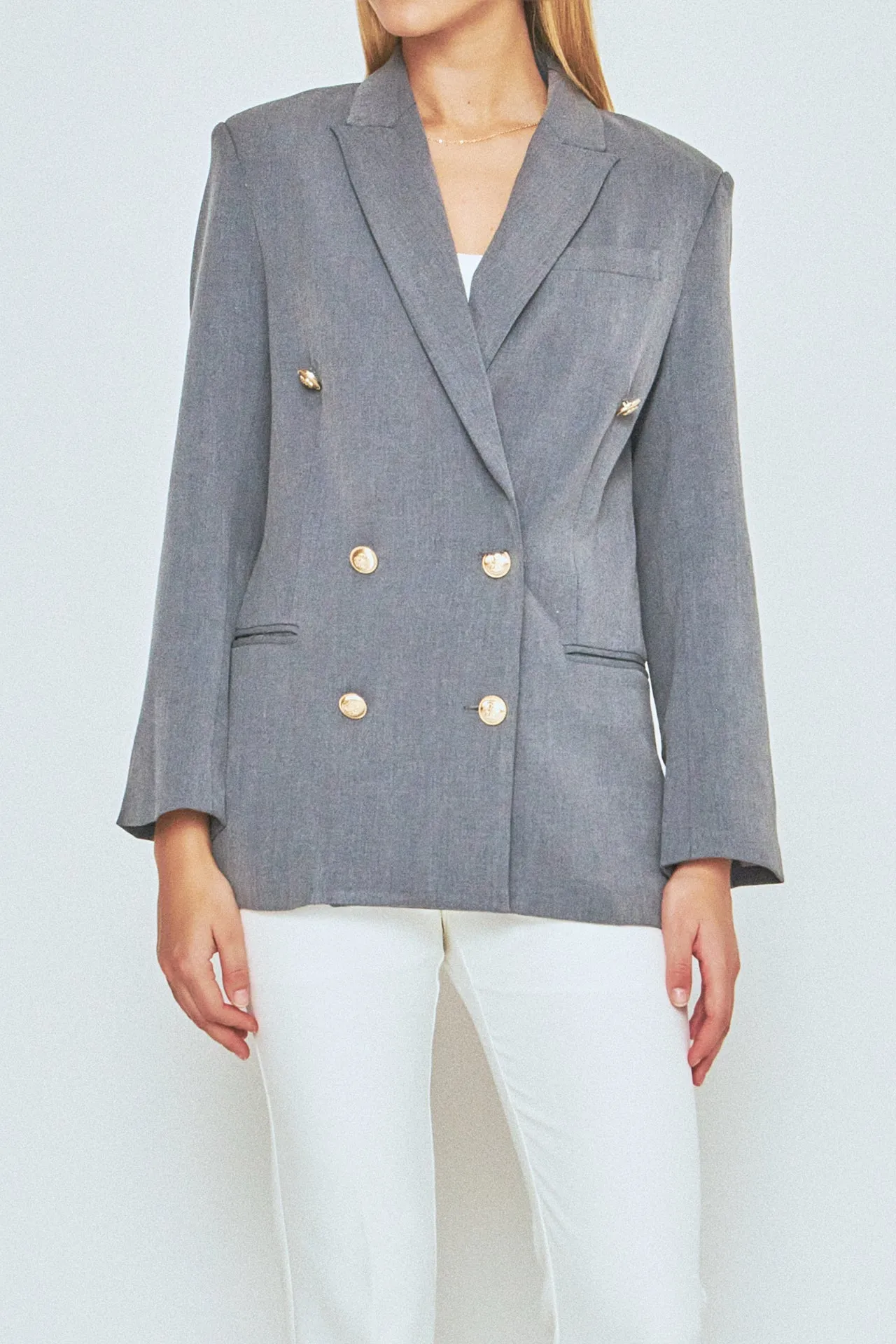 Double Breasted Suit Blazer sold by Endless Rose product image thumbnail 2