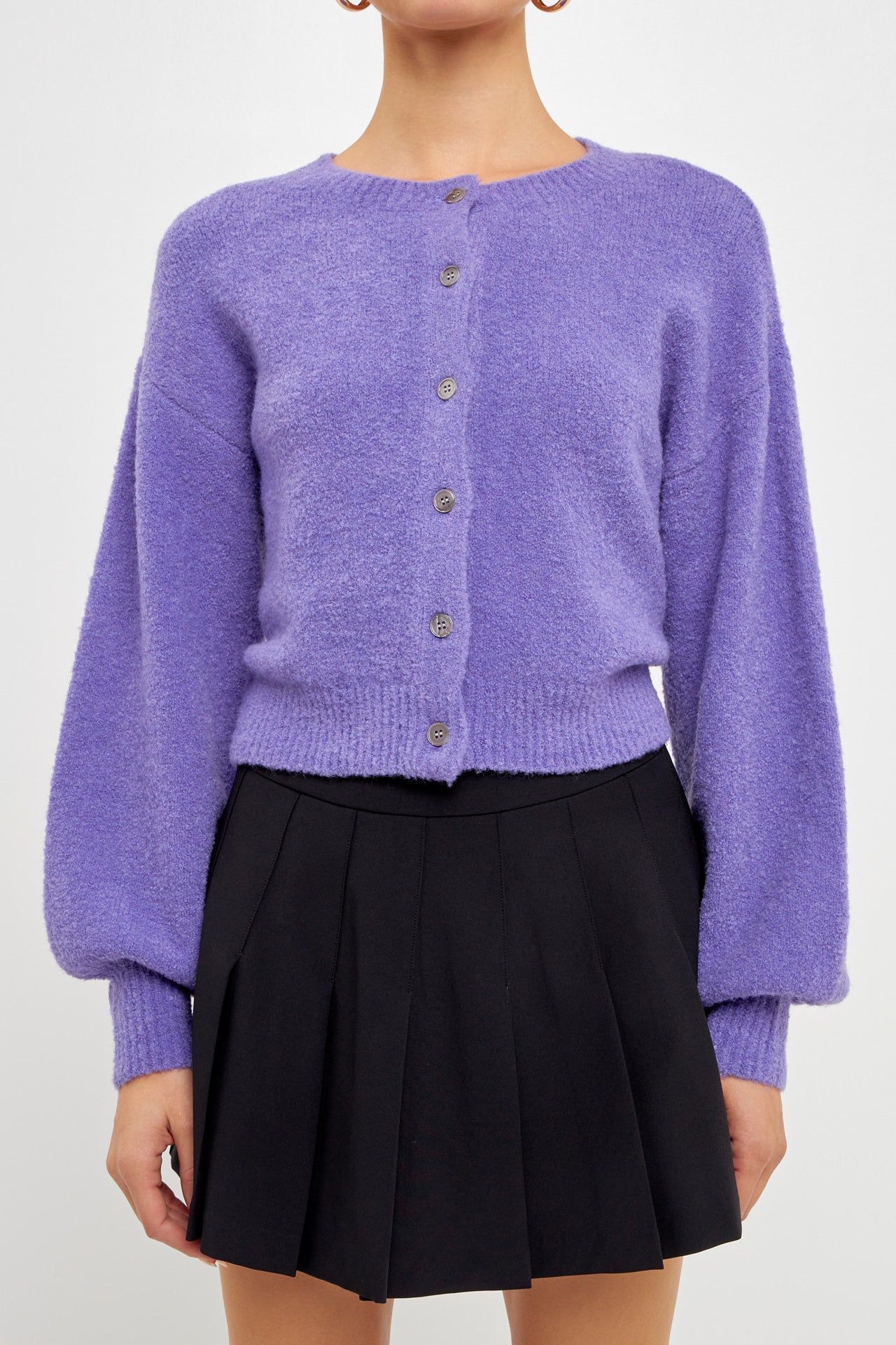 Puff Sleeve Knit Cardigan sold by Endless Rose product image thumbnail 2