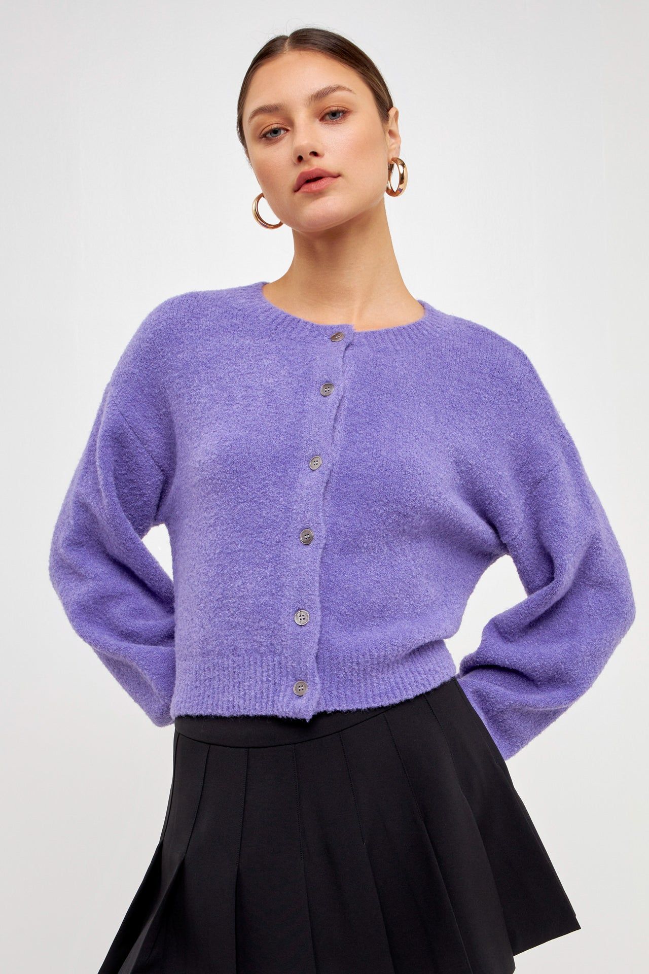 Puff Sleeve Knit Cardigan sold by Endless Rose product image thumbnail 5