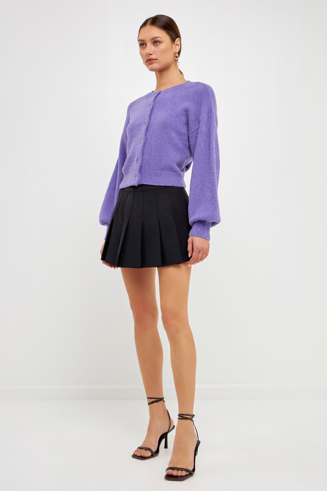 Puff Sleeve Knit Cardigan sold by Endless Rose product image thumbnail 3