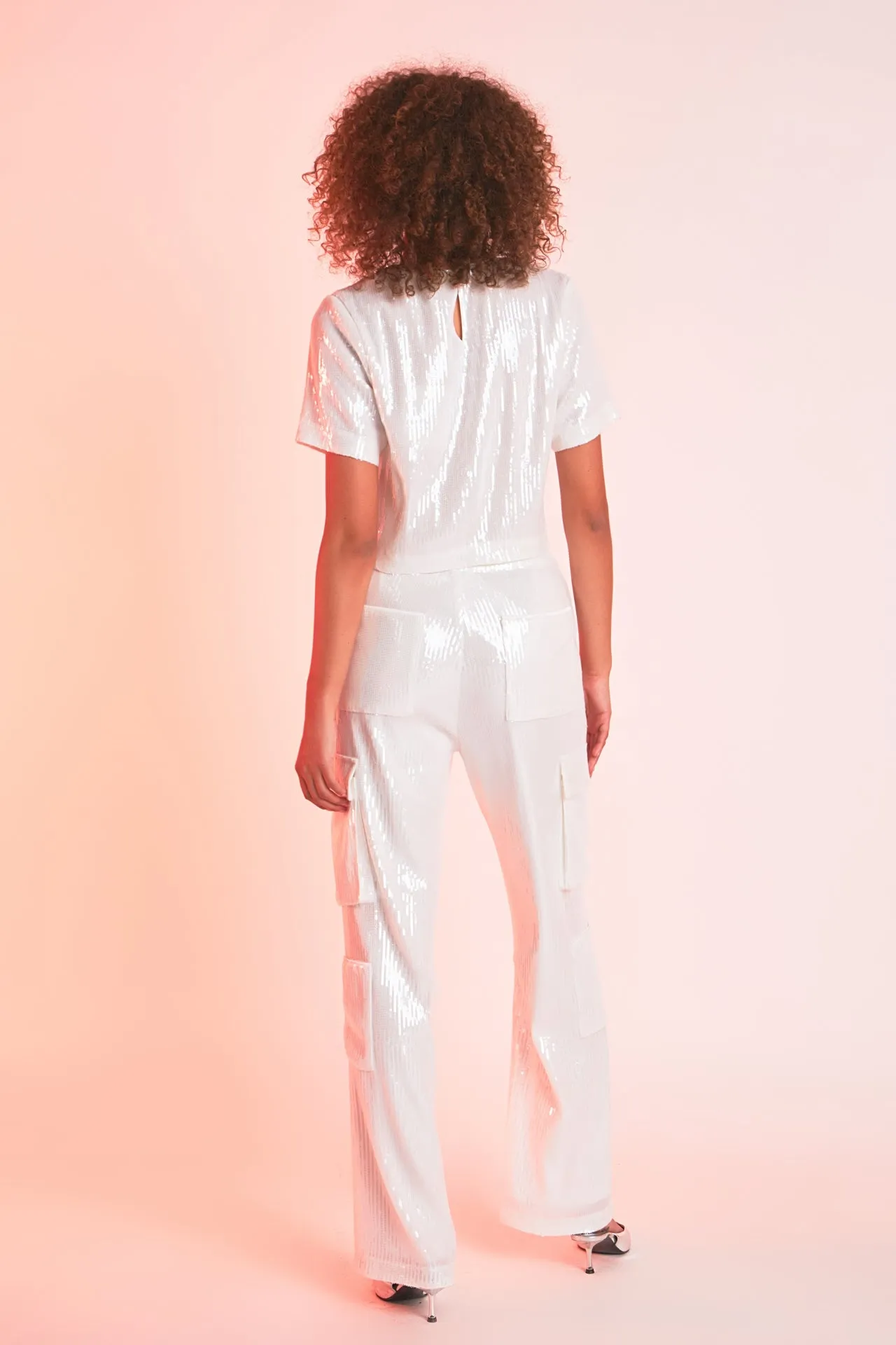 Sequins Cargo Pants - Final Sale sold by Endless Rose product image thumbnail 4