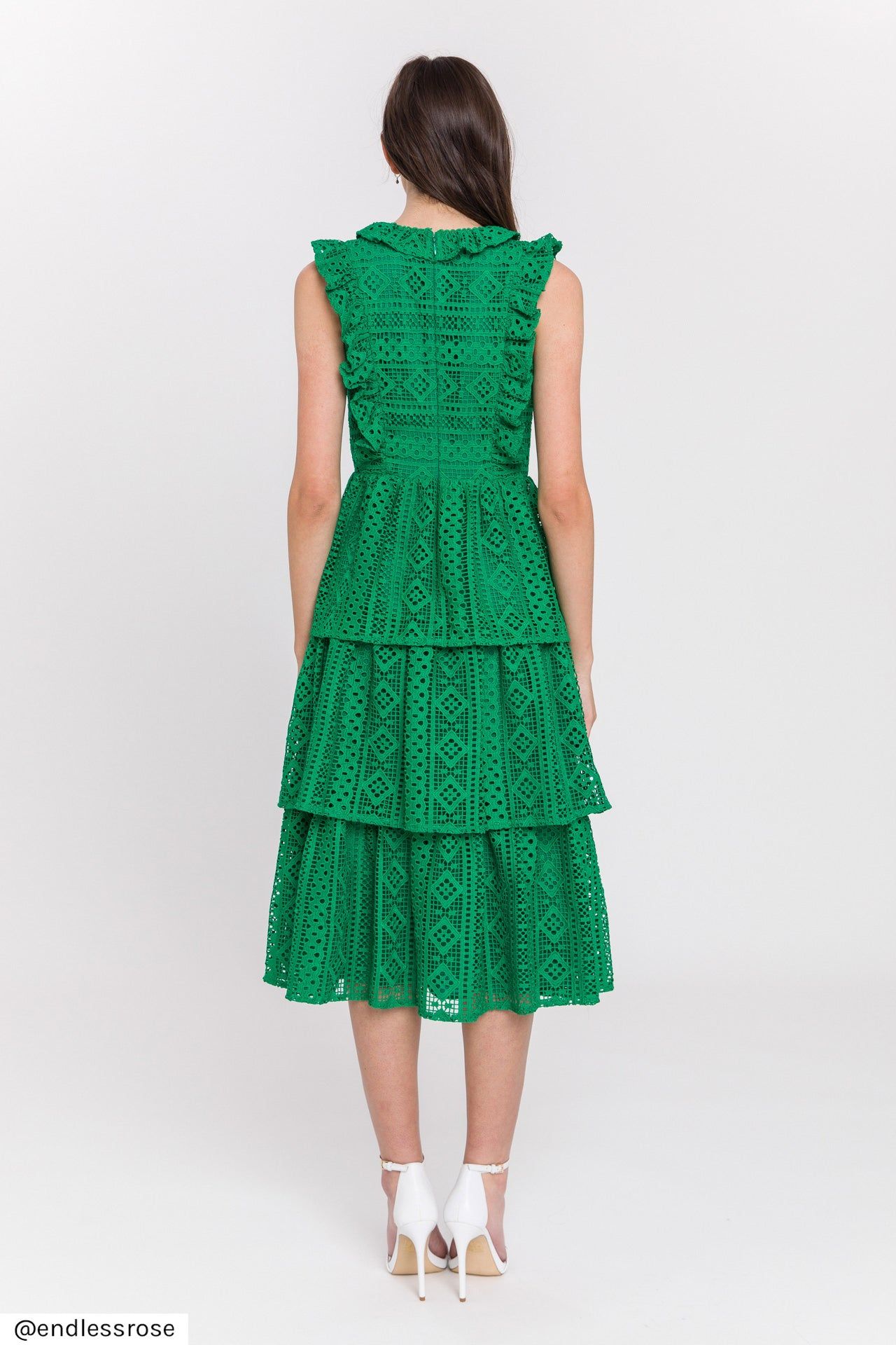 All Over Lace Ruffled Dress sold by Endless Rose product image thumbnail 4