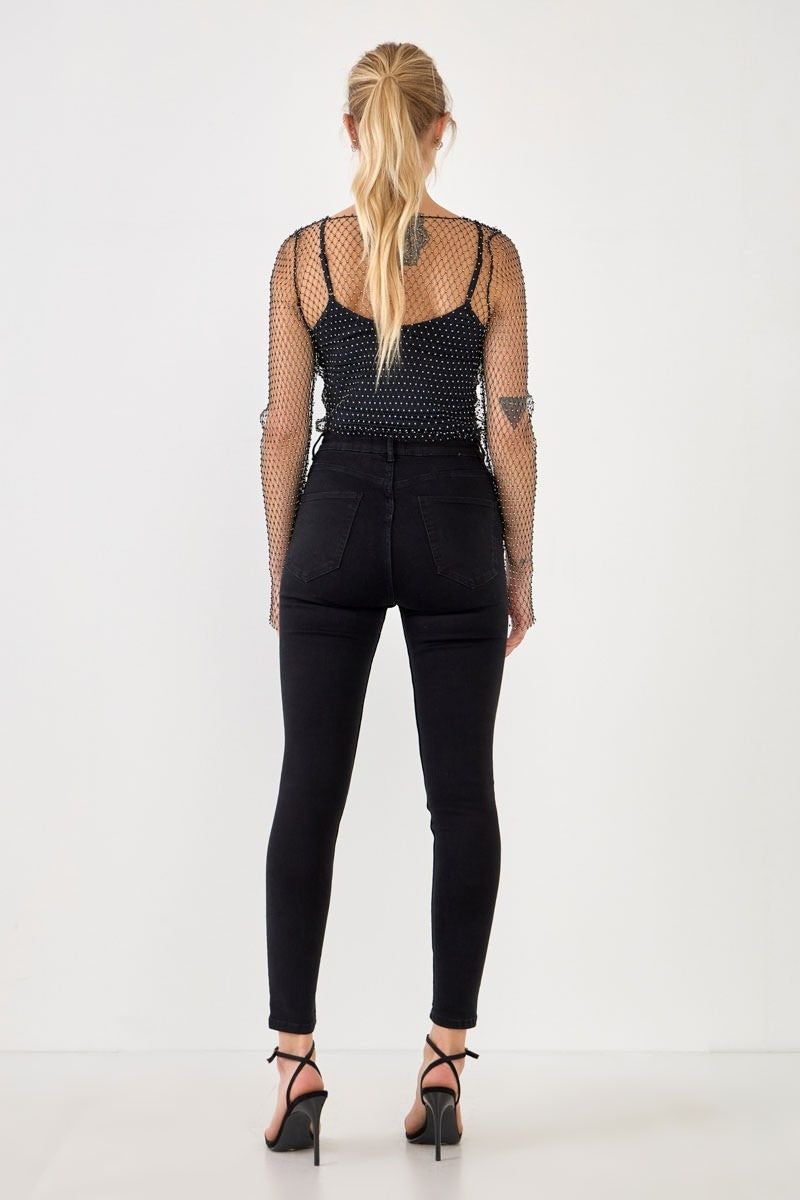 Sale of Crystal Mesh Top sold by Endless Rose product image thumbnail 4