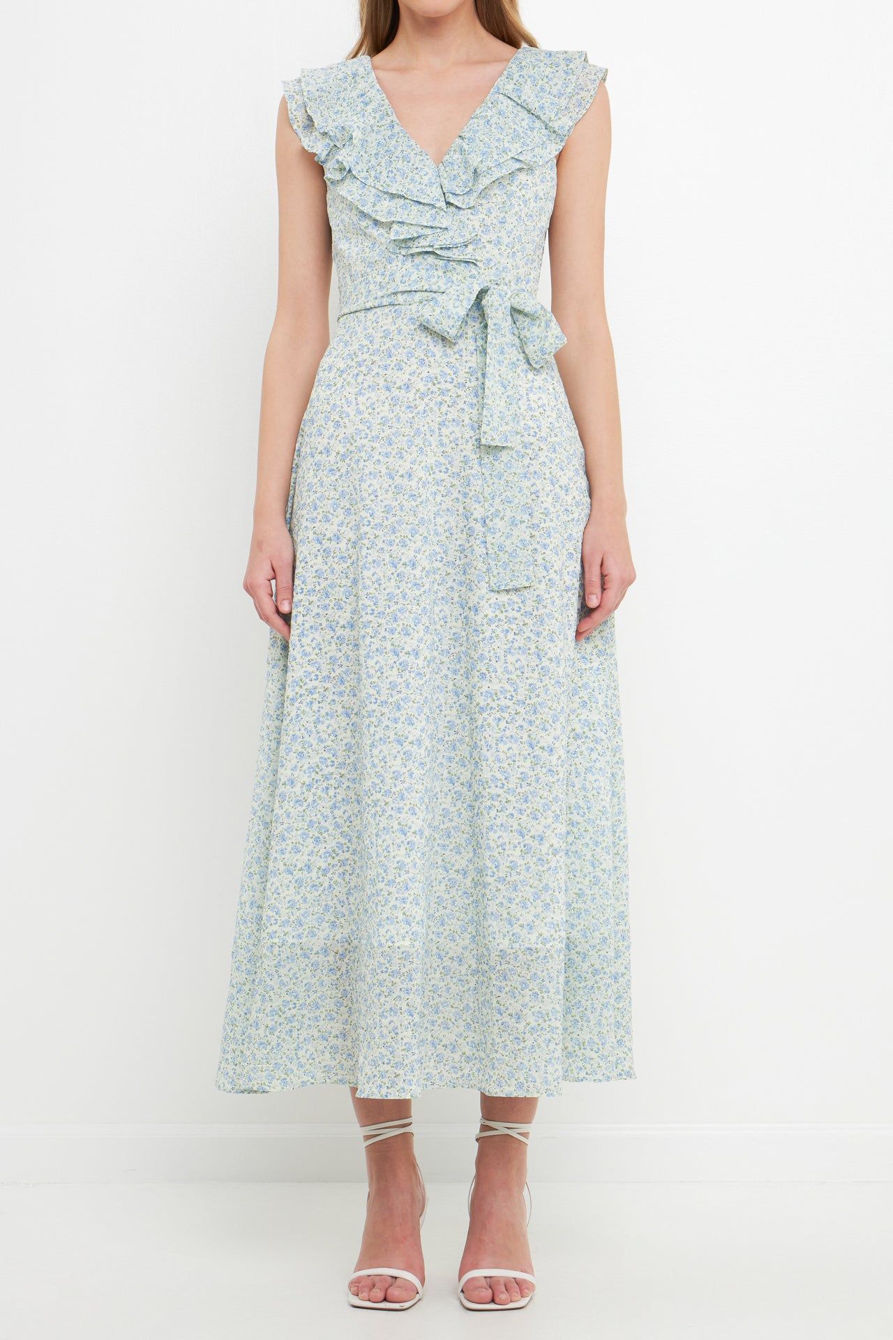 Textured Floral Print Dress sold by Endless Rose product image thumbnail 2